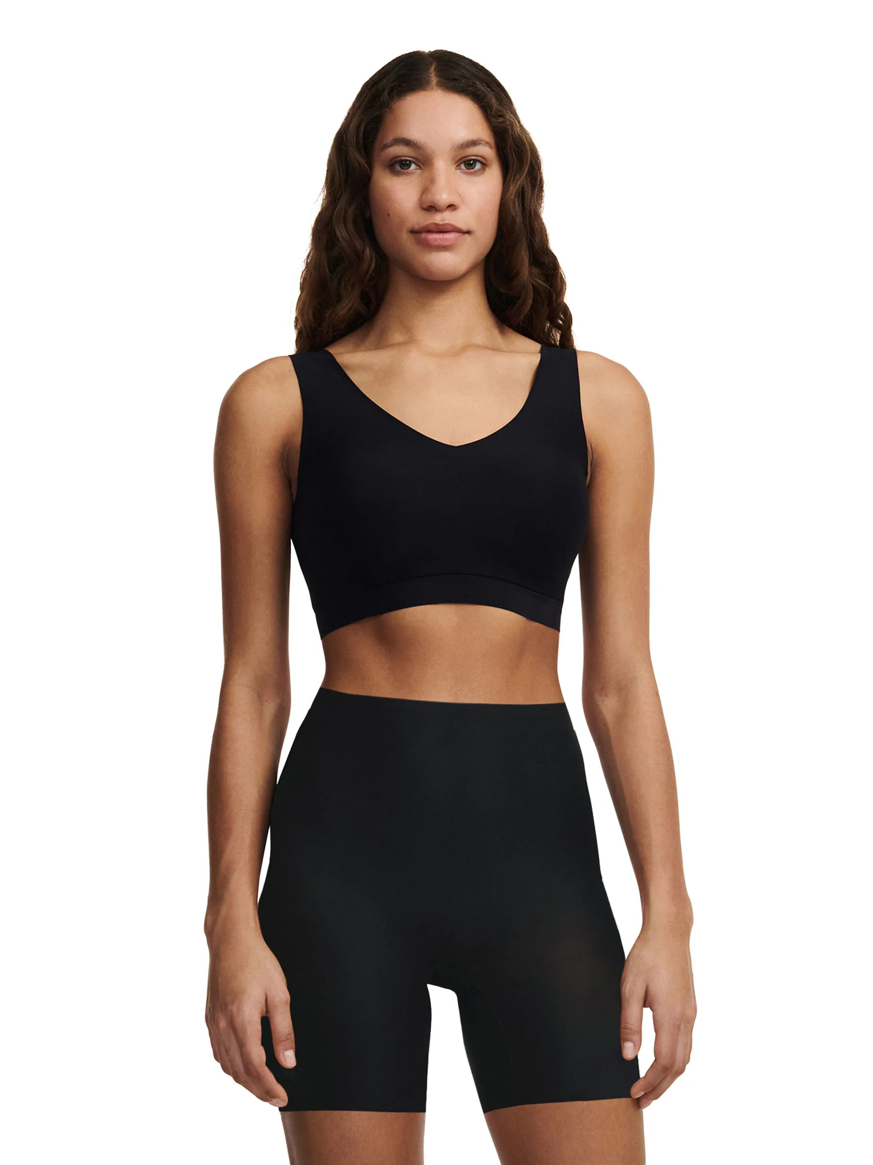 Chantelle Soft Stretch Seamless One Size High Waisted Mid Thigh Shorts