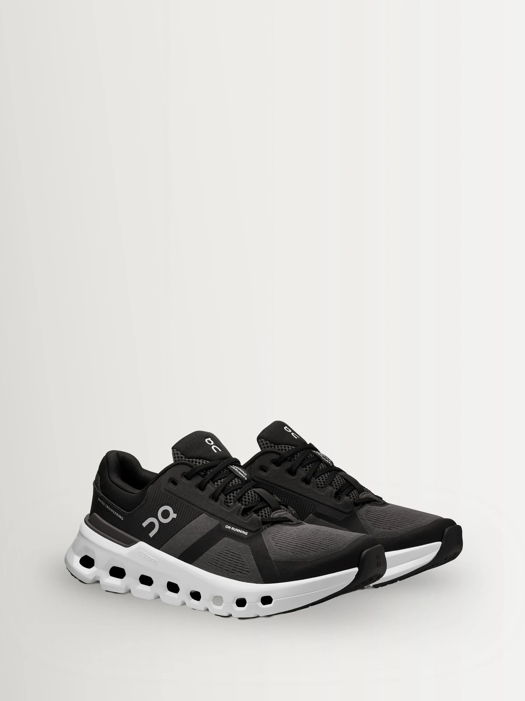 On Black/White Cloudrunner 2 Running Trainers
