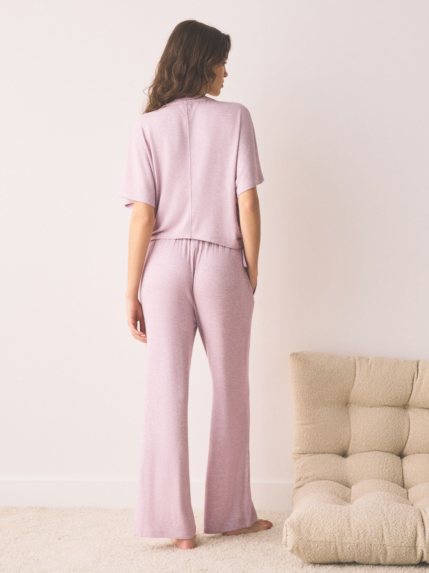 Pink Cosy Short Sleeve Pyjamas