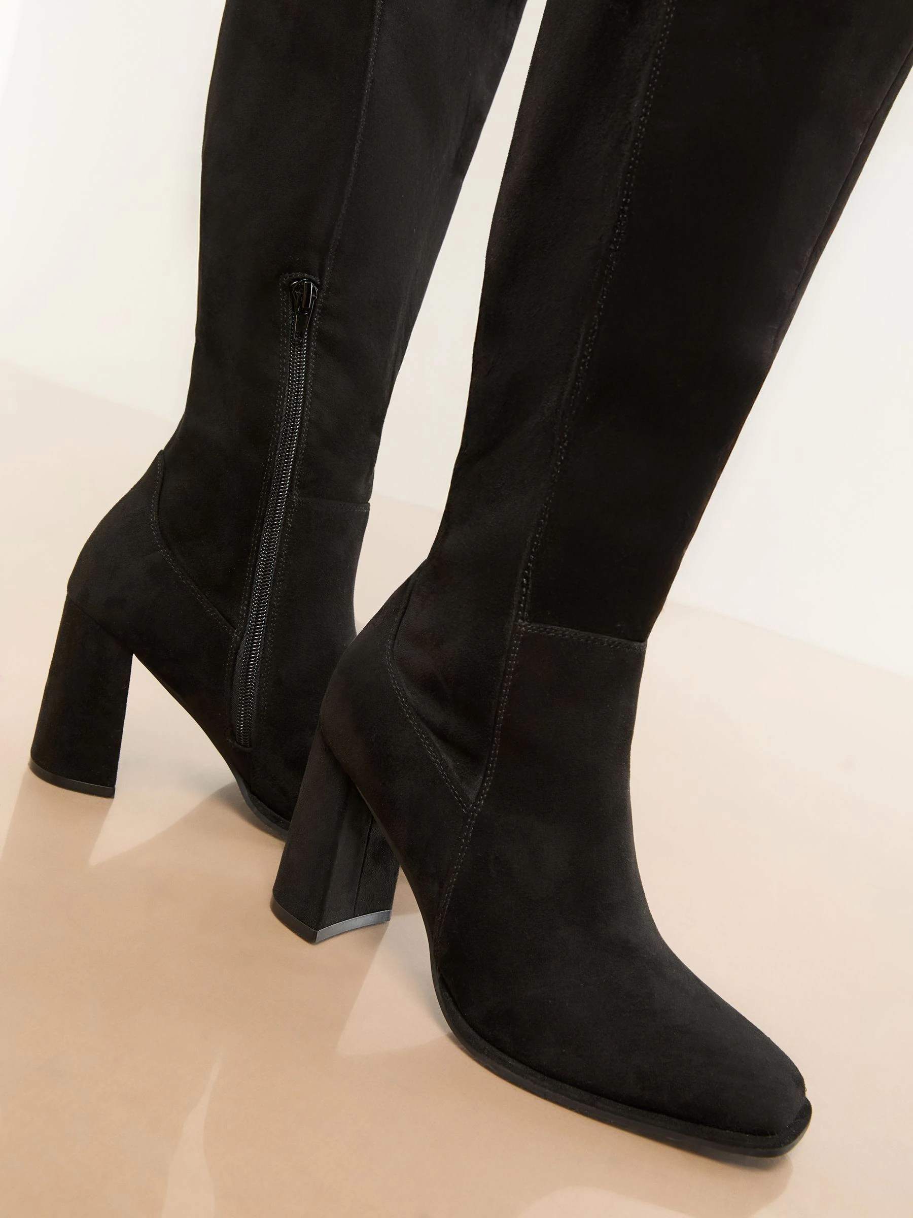Lipsy Black Standard fit Knee High Boots