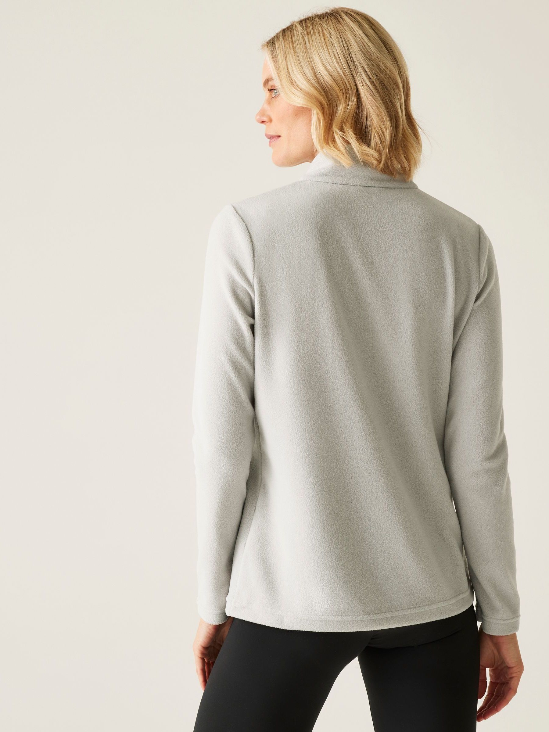 Regatta Grey Sweethart Zip Neck Fleece