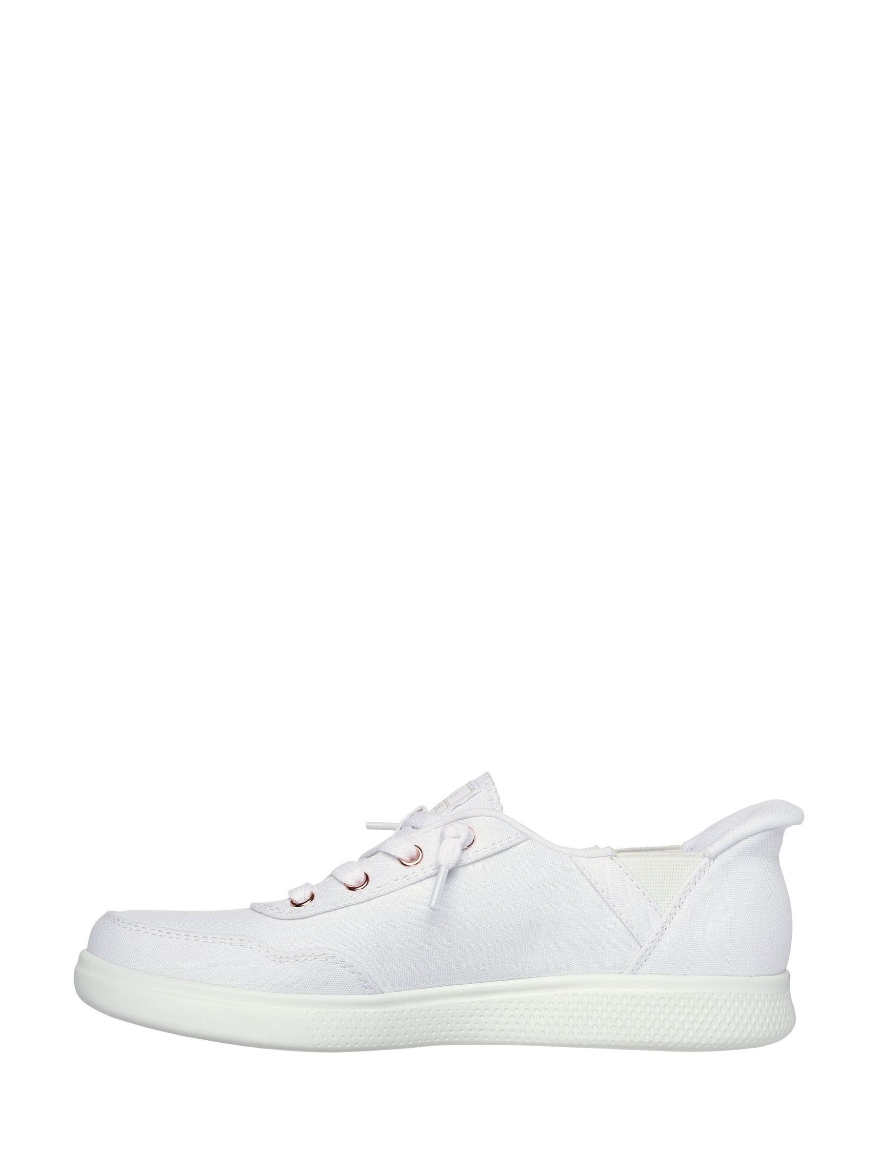 Skechers White Skip Cute B Sweet Trainers