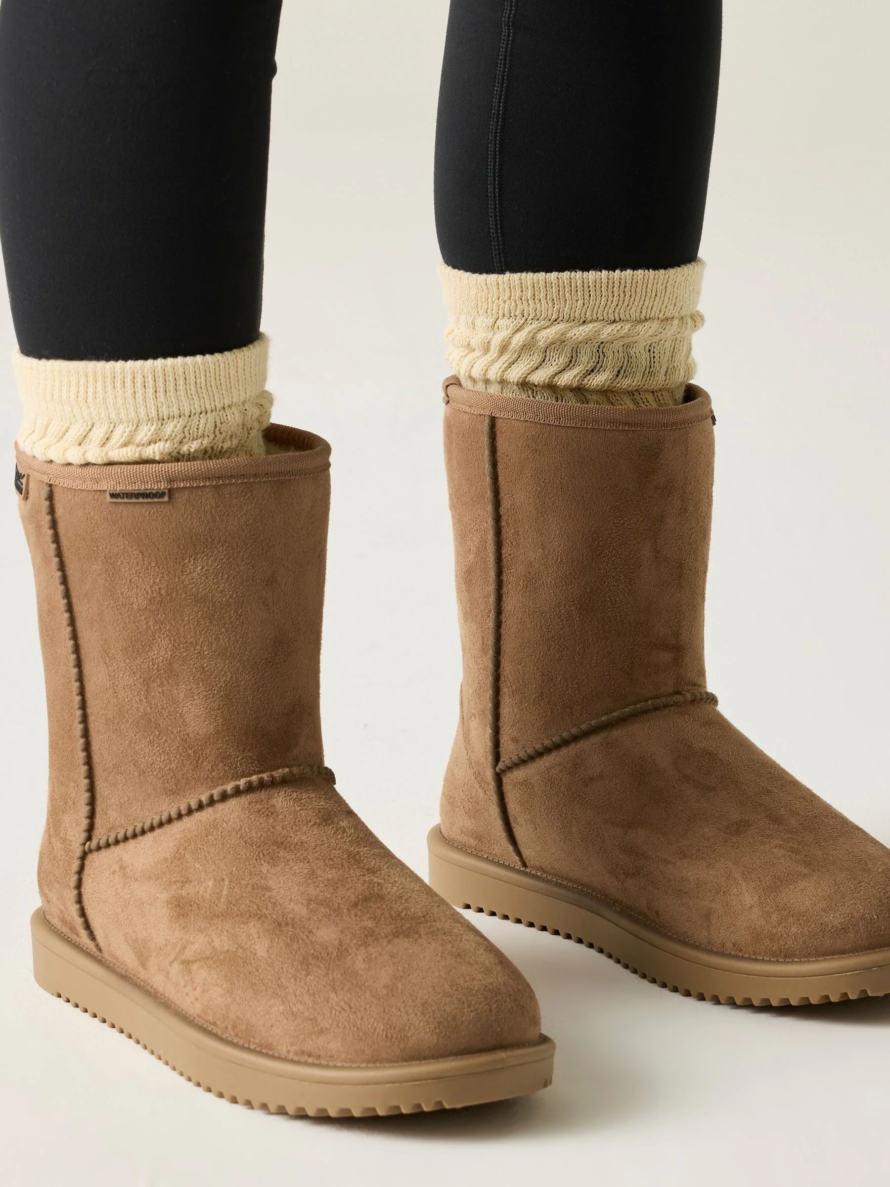 Regatta Brown Risley Mid Length Cosy Faux Fur Lined Waterproof Boots