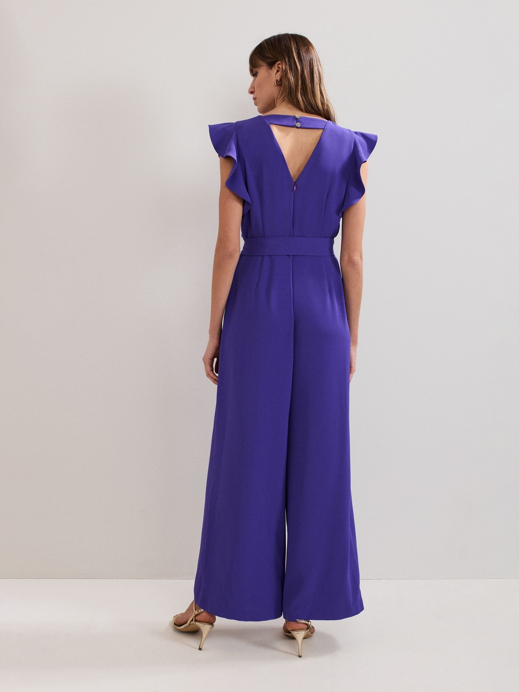 Phase Eight Purple Kallie Jumpsuit