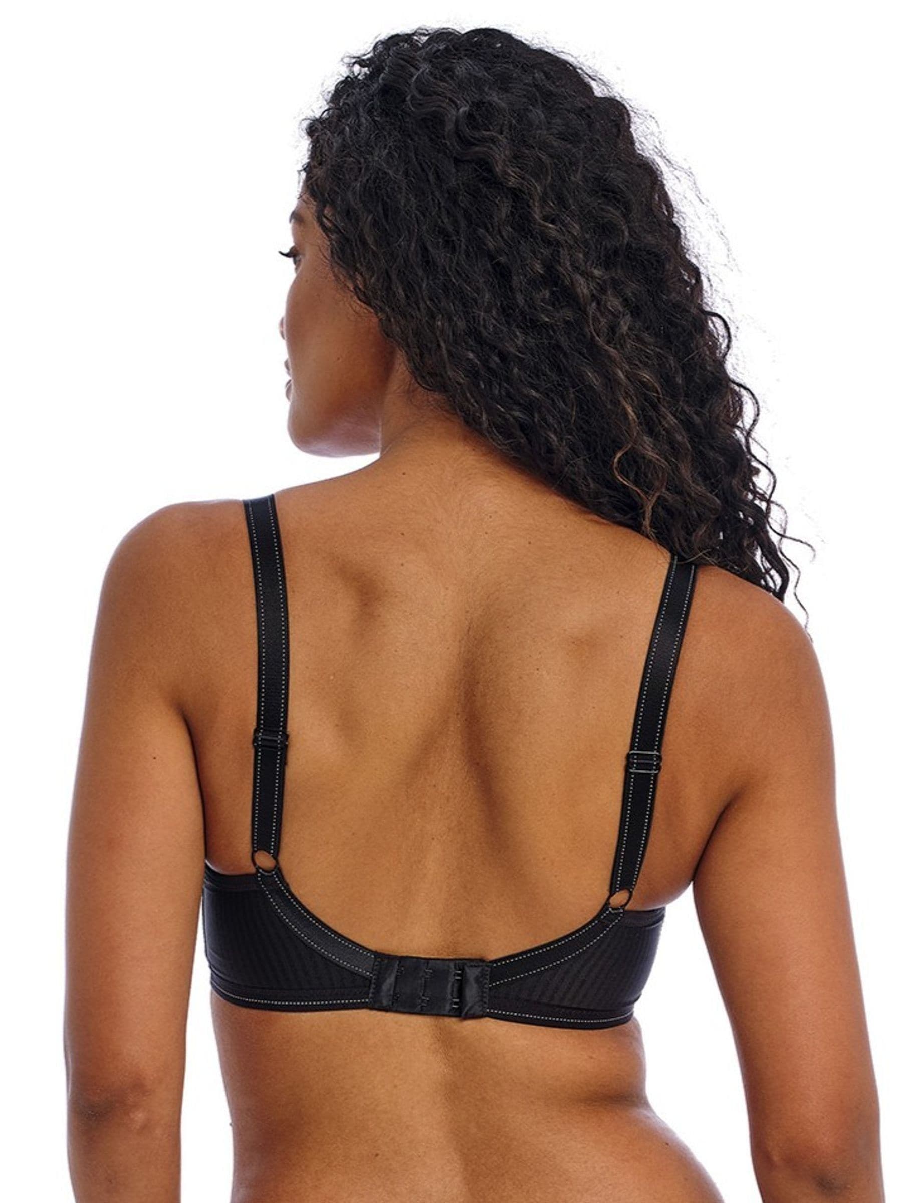 Freya Black Idol Underwired Moulded Balcony Bra