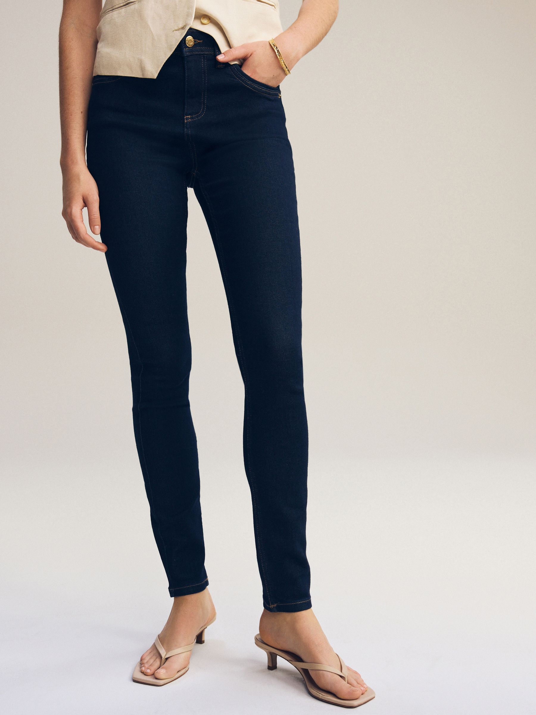Rinse Blue Supersoft Skinny Jeans