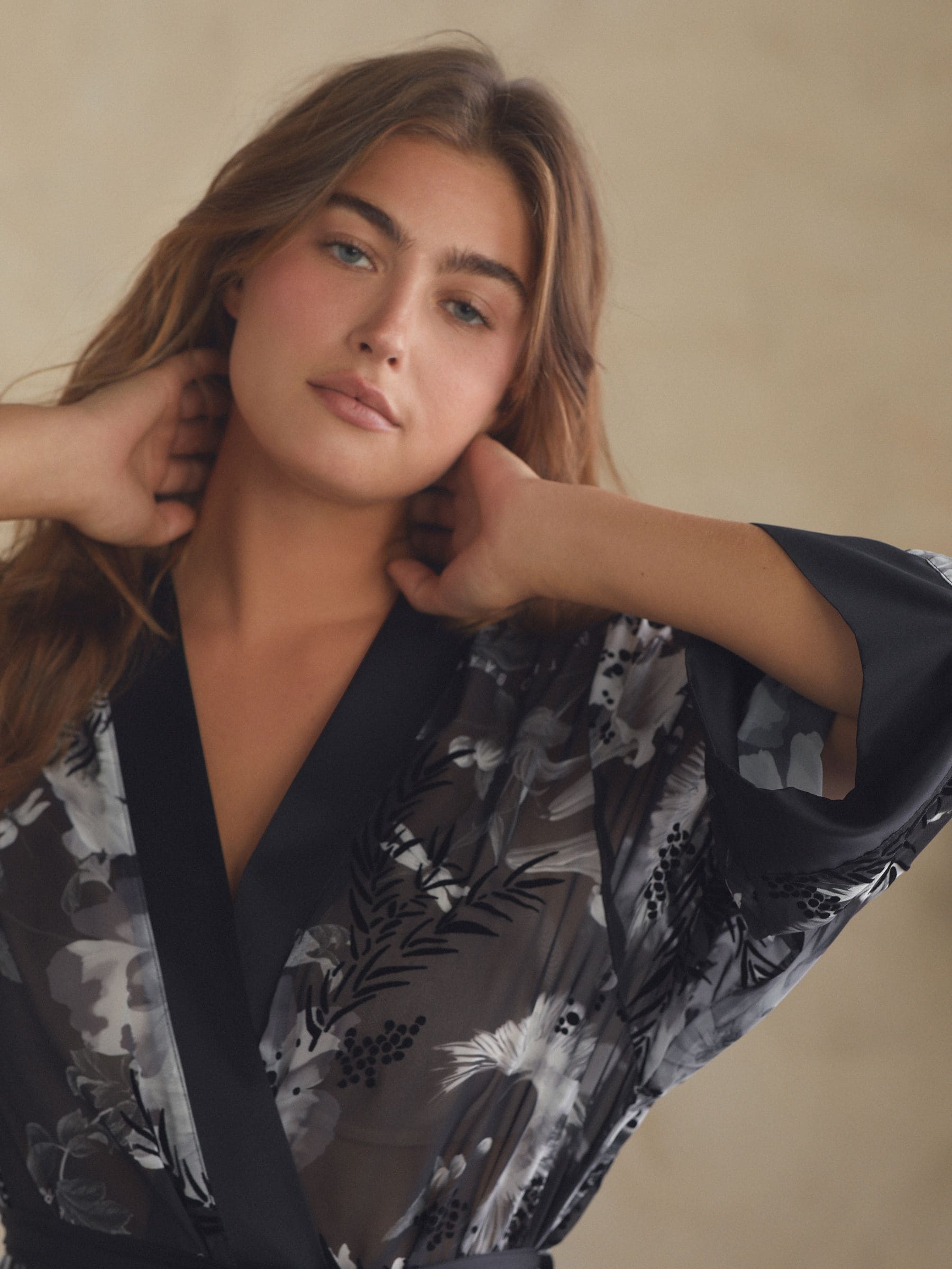 B by Ted Baker Black Bird Robe