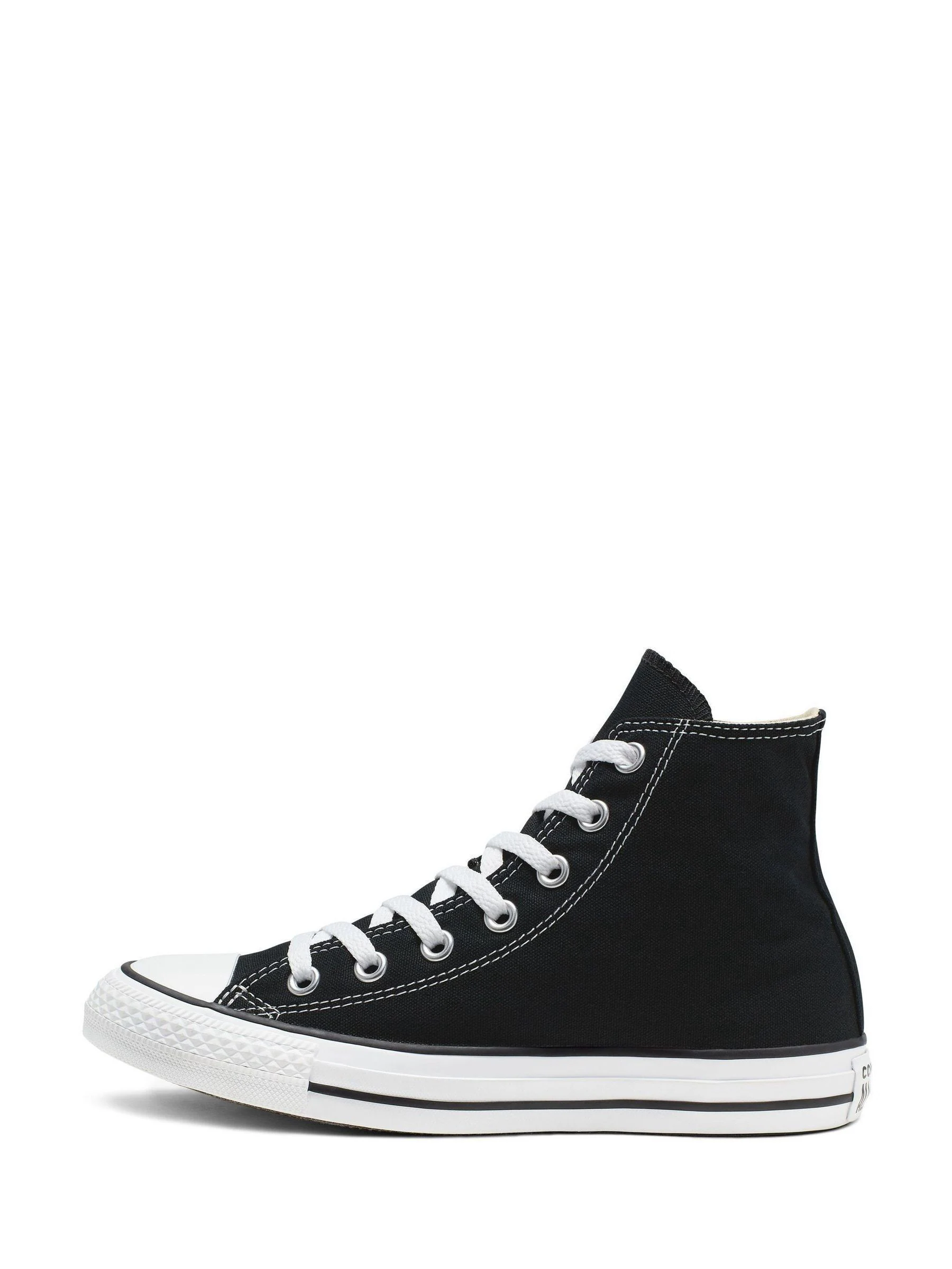 Converse Black/White Wide Fit Chuck Taylor All Star High Trainers
