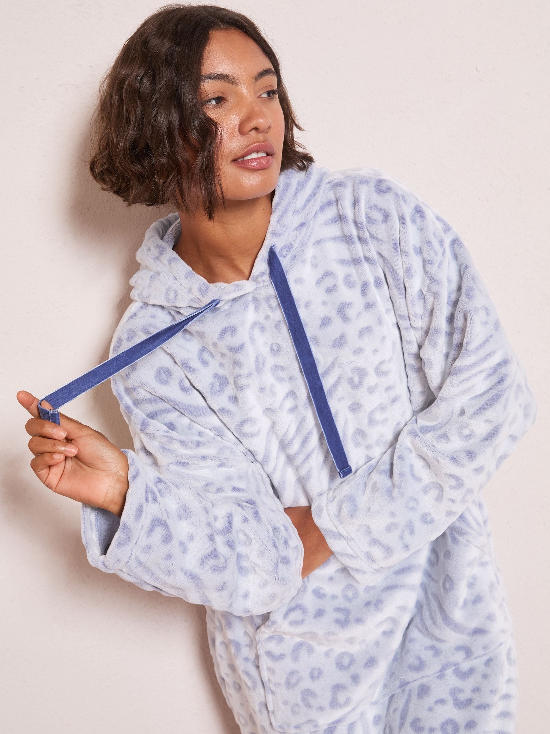 Friends Like These Blue Zebra Hoodie