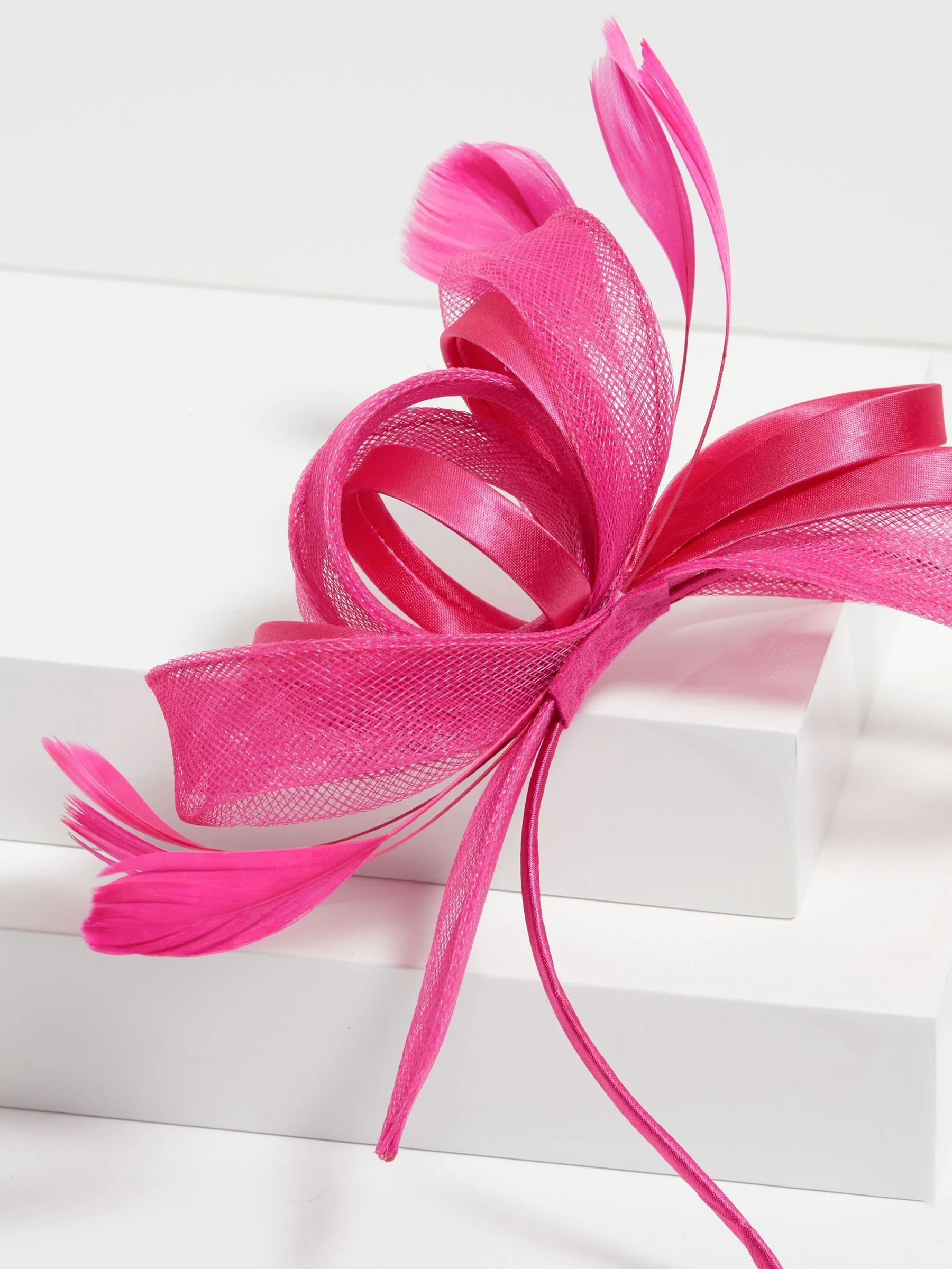 Jon Richard Pink Fushia Medium Fascinator