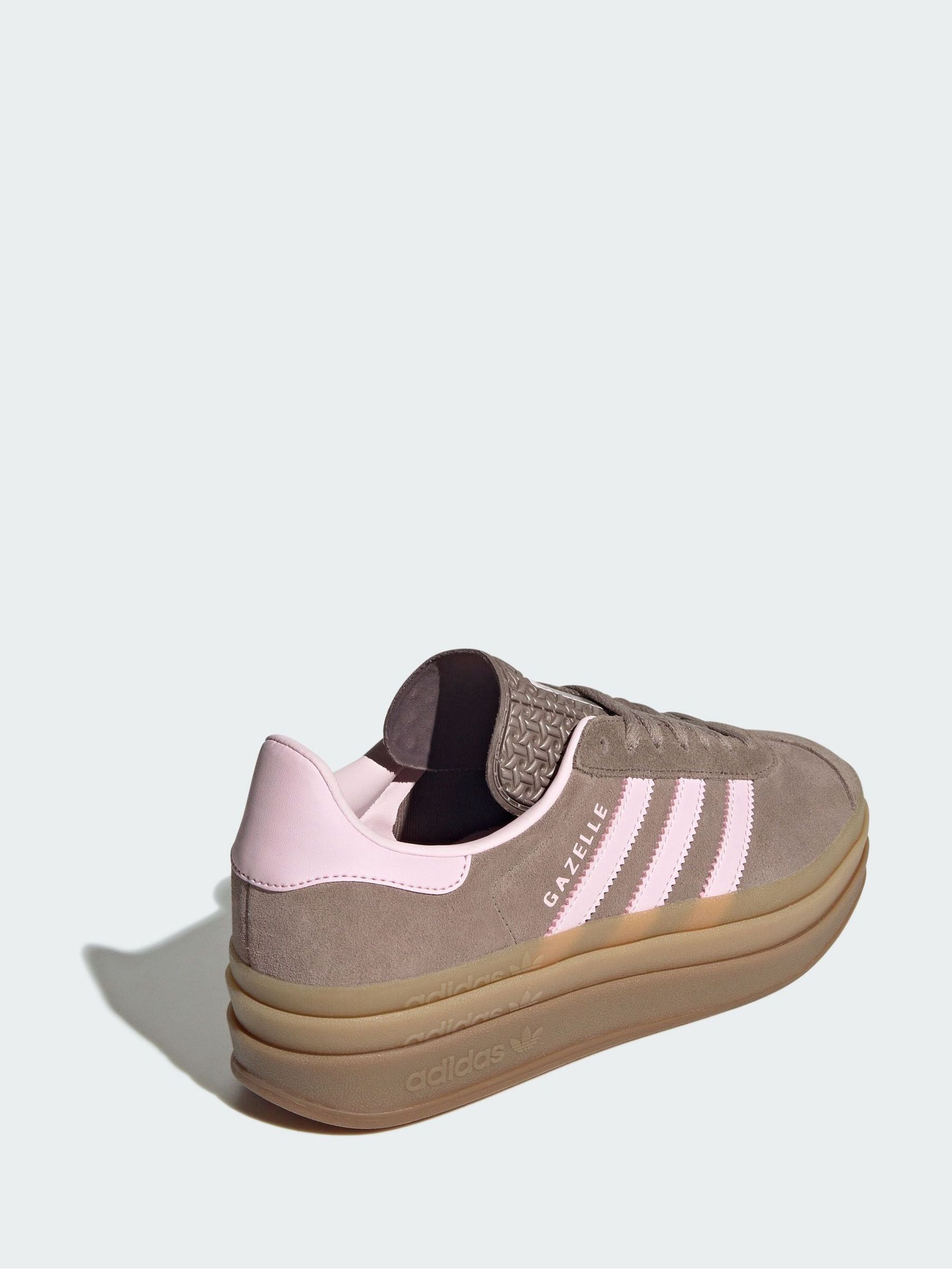 adidas Originals Light Brown Gazelle Bold W Trainers
