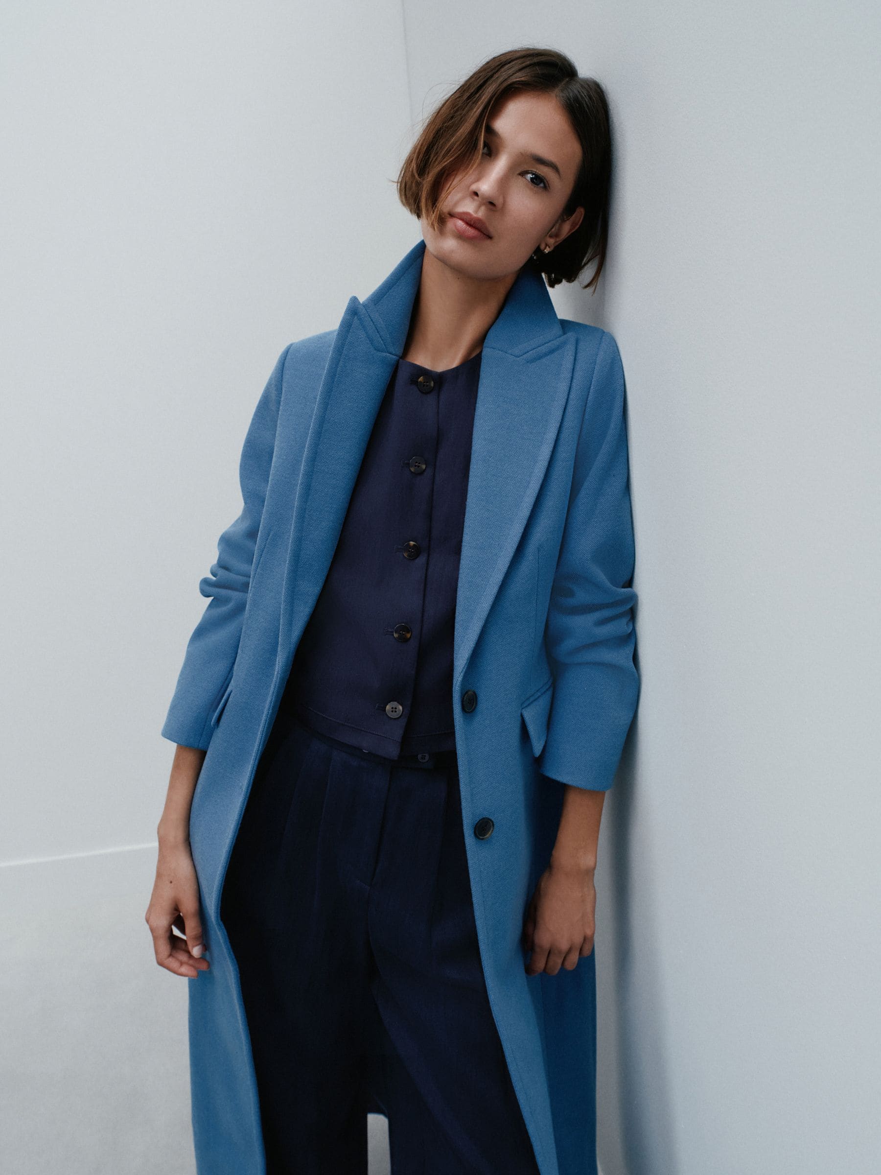 Bright Blue Revere Coat