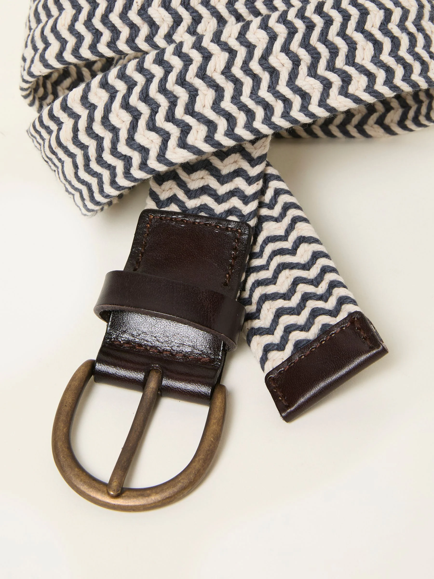 FatFace Navy Pattern Belt