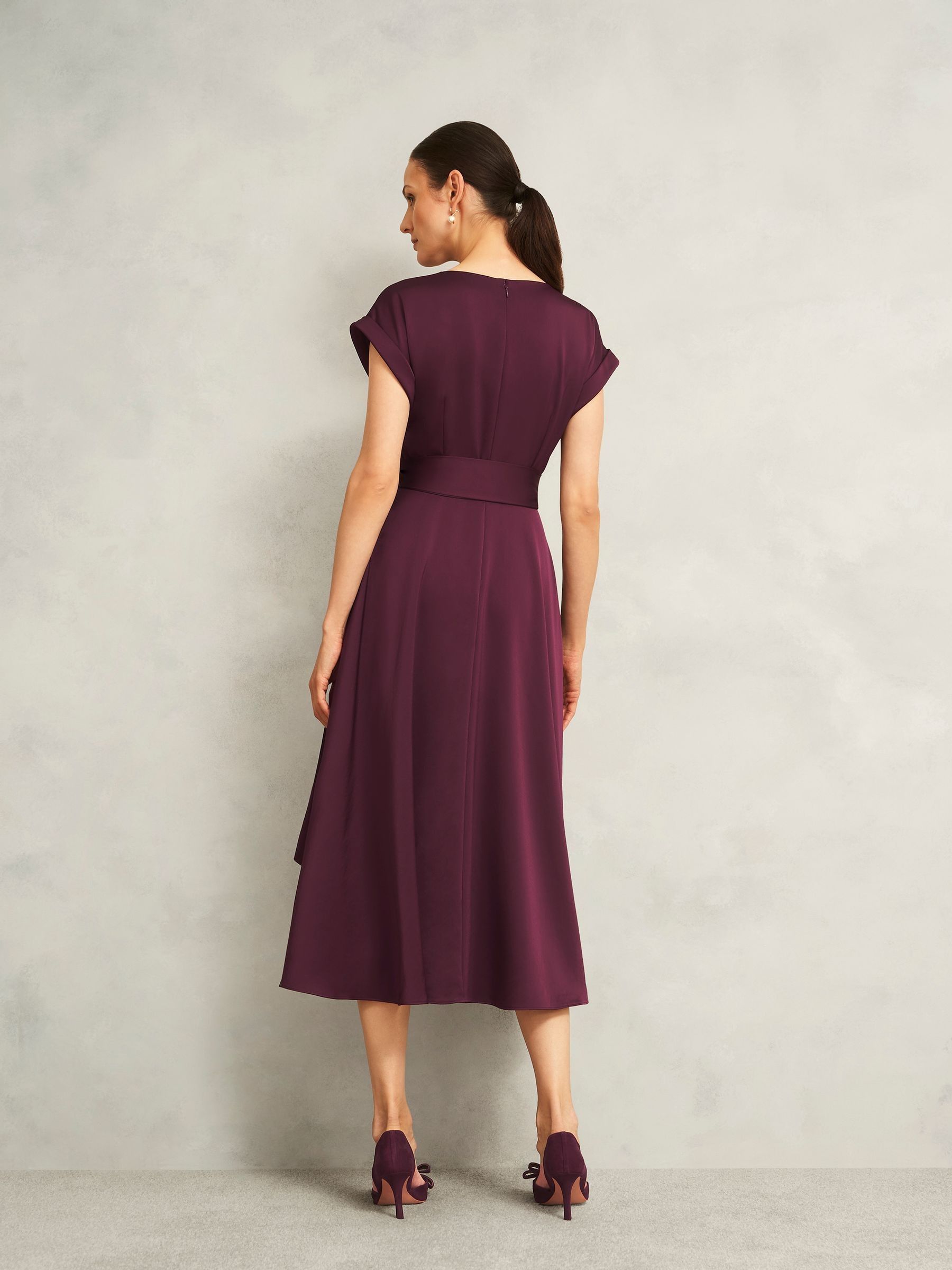 Hobbs Red Petite Agnes Dress