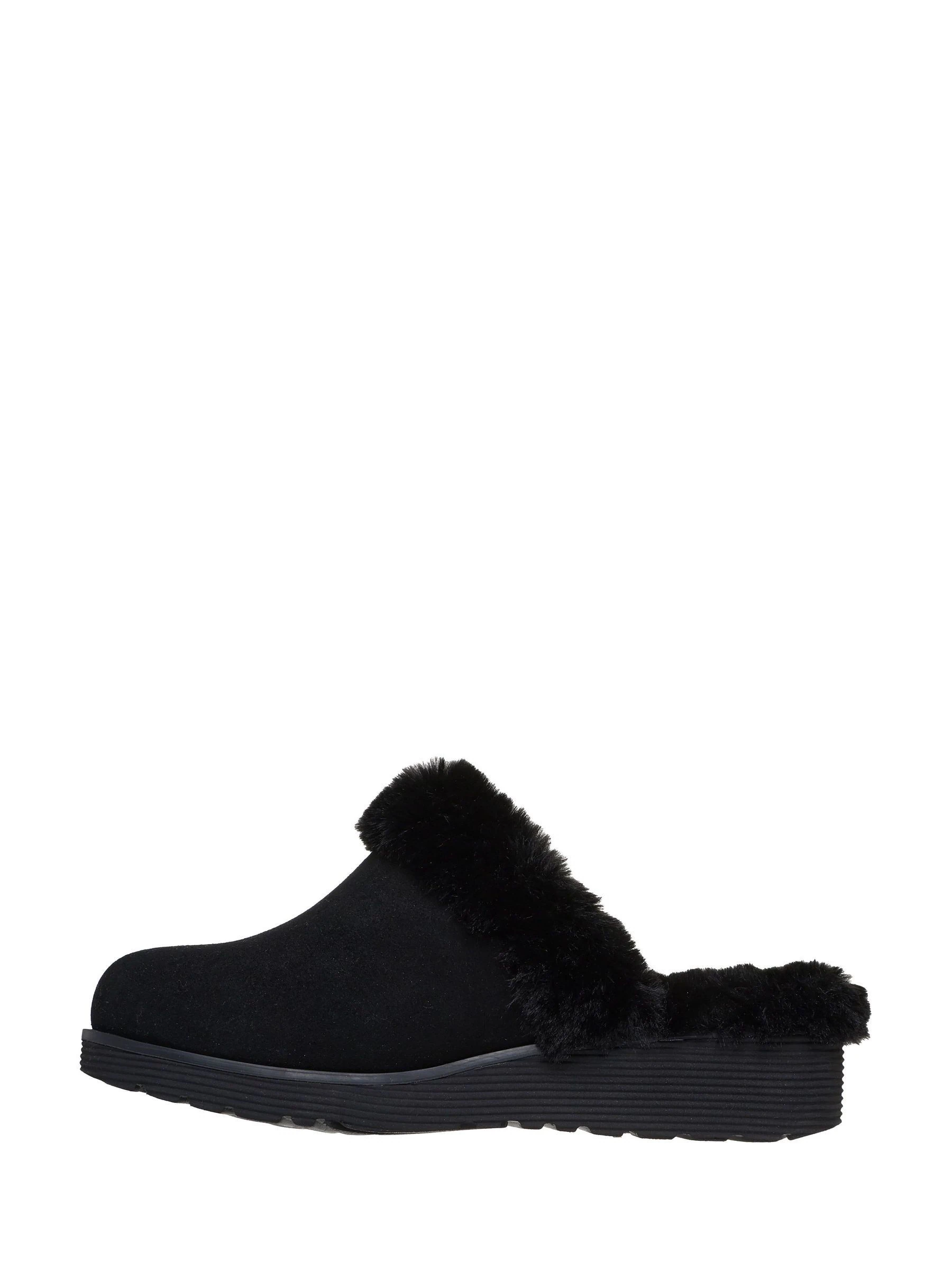 Skechers Black Keepsakes Wedge Time To Cruise Slippers