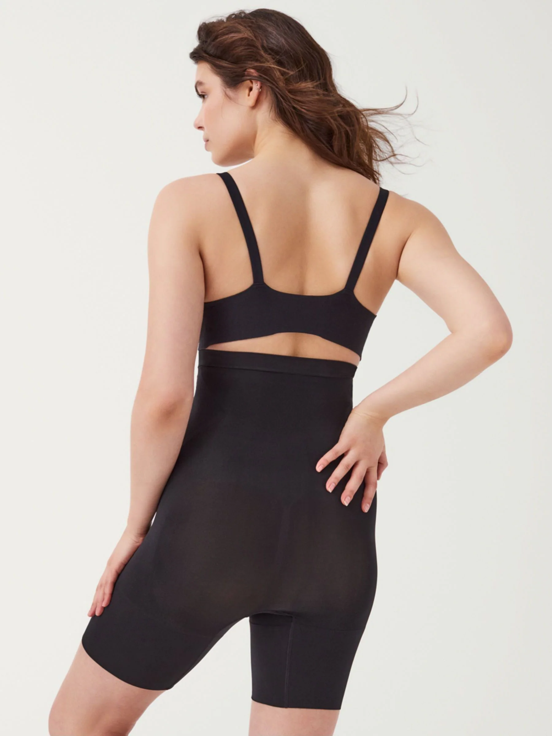SPANX Black Super High Waist SPANXsculpt™ OnCore High-Waisted Mid-Thigh Short