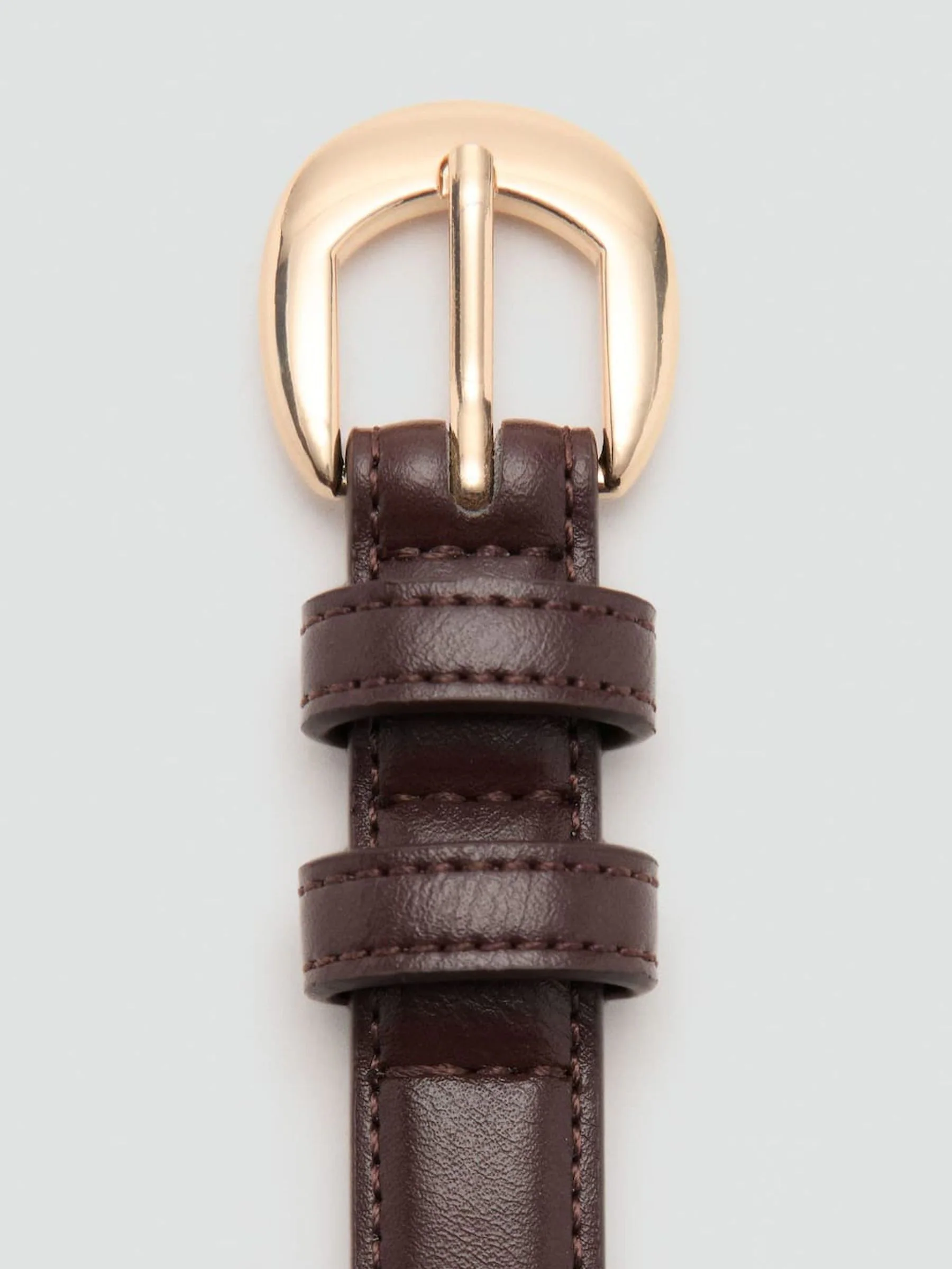 Mango Brown Thin Belt