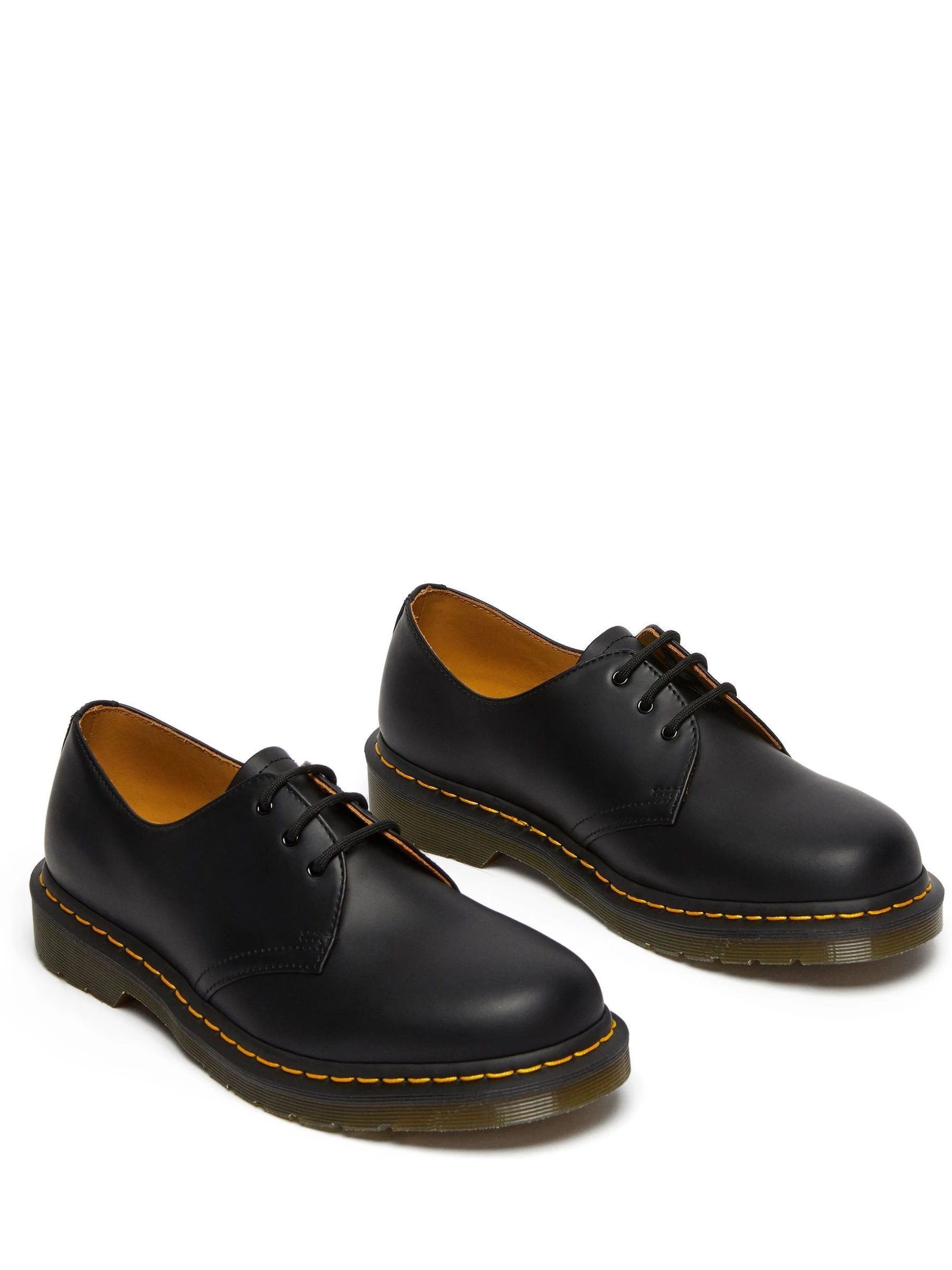 Dr. Martens Black Unisex 1461 Smooth Leather Shoes