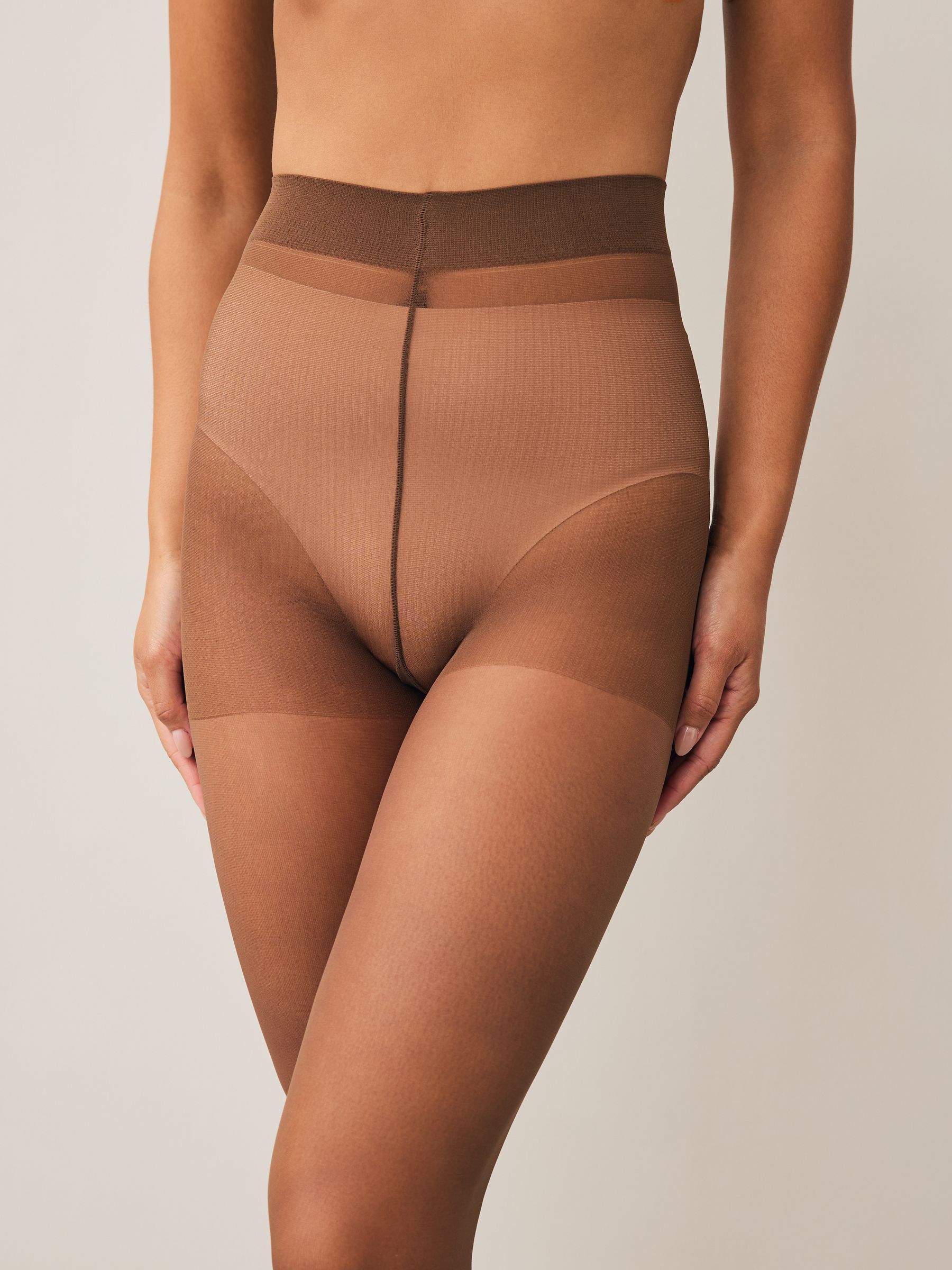 Coffee Matt 15 Denier Tights 3 Pack