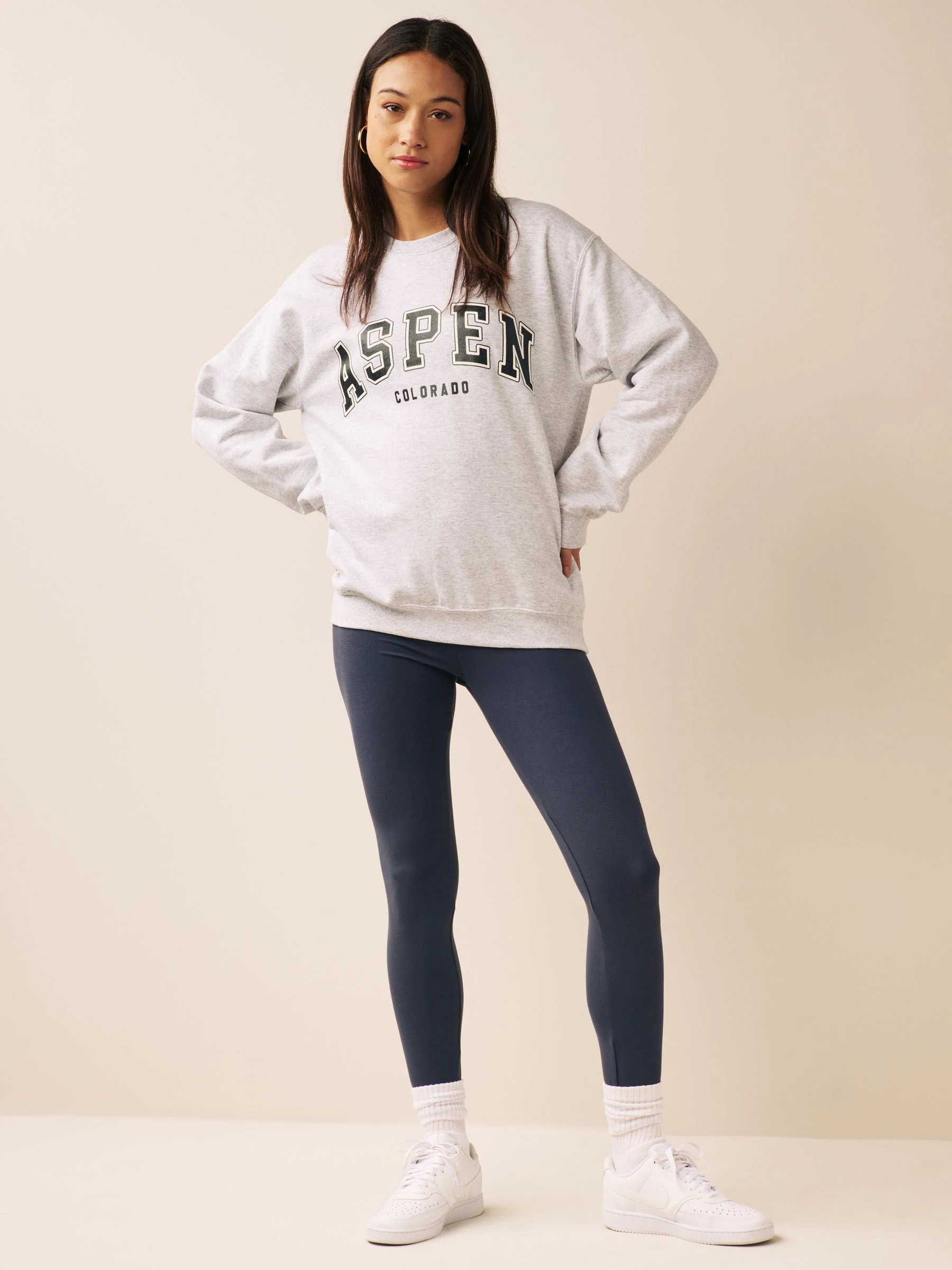 Slate Grey Full Length Leggings