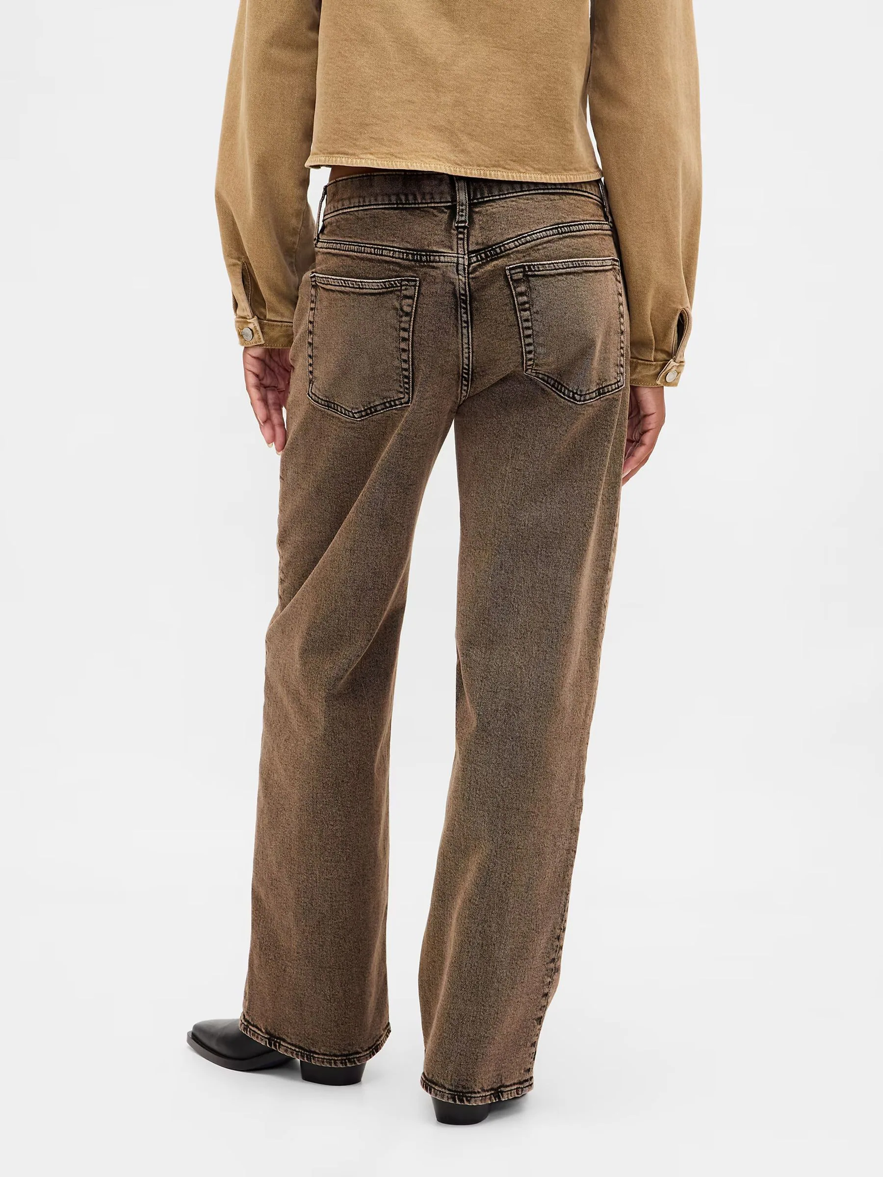 Gap Brown Low Waisted 90s Loose Jeans