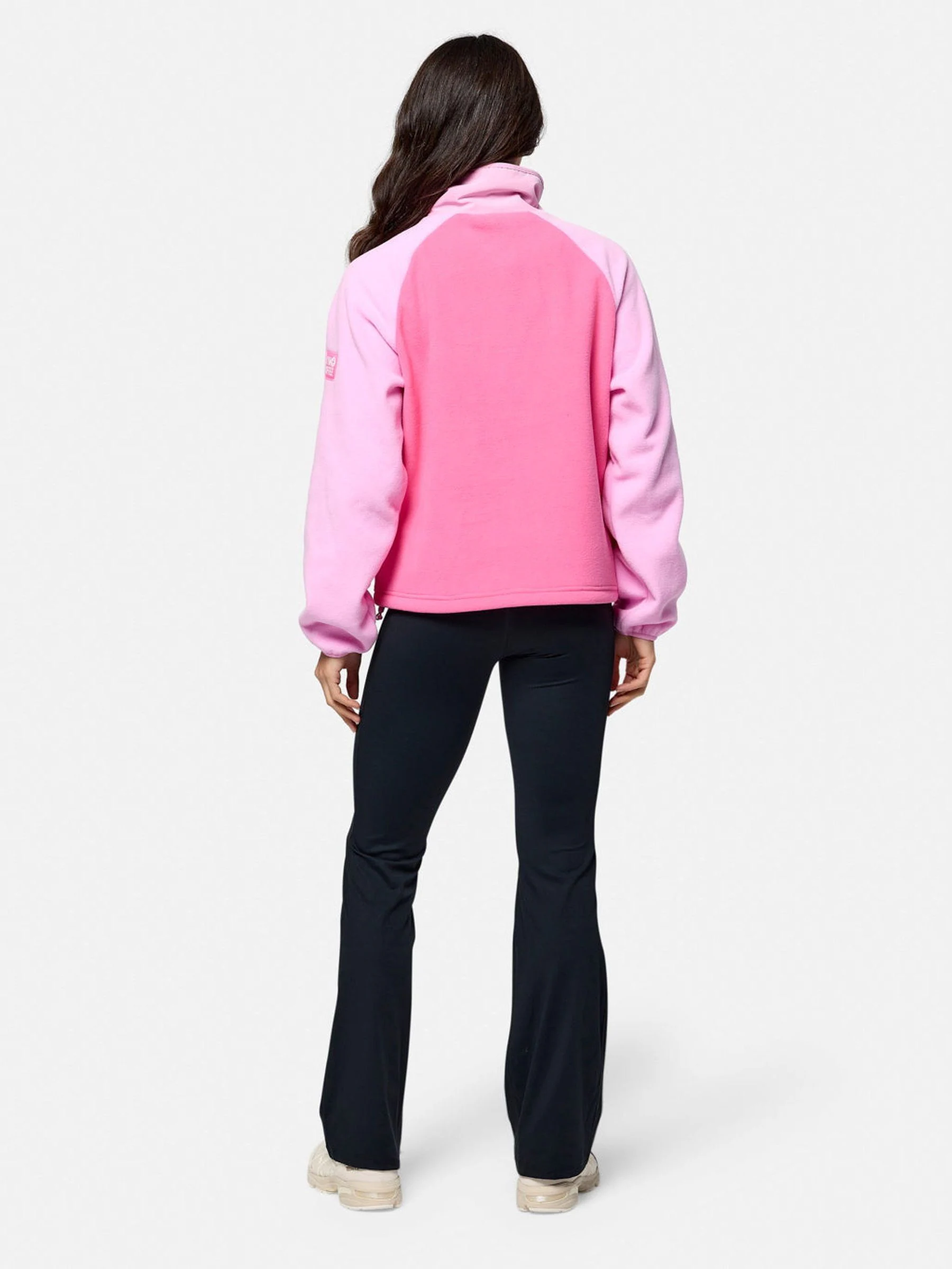 Gym + Coffee Pink Snap Polar Fleece
