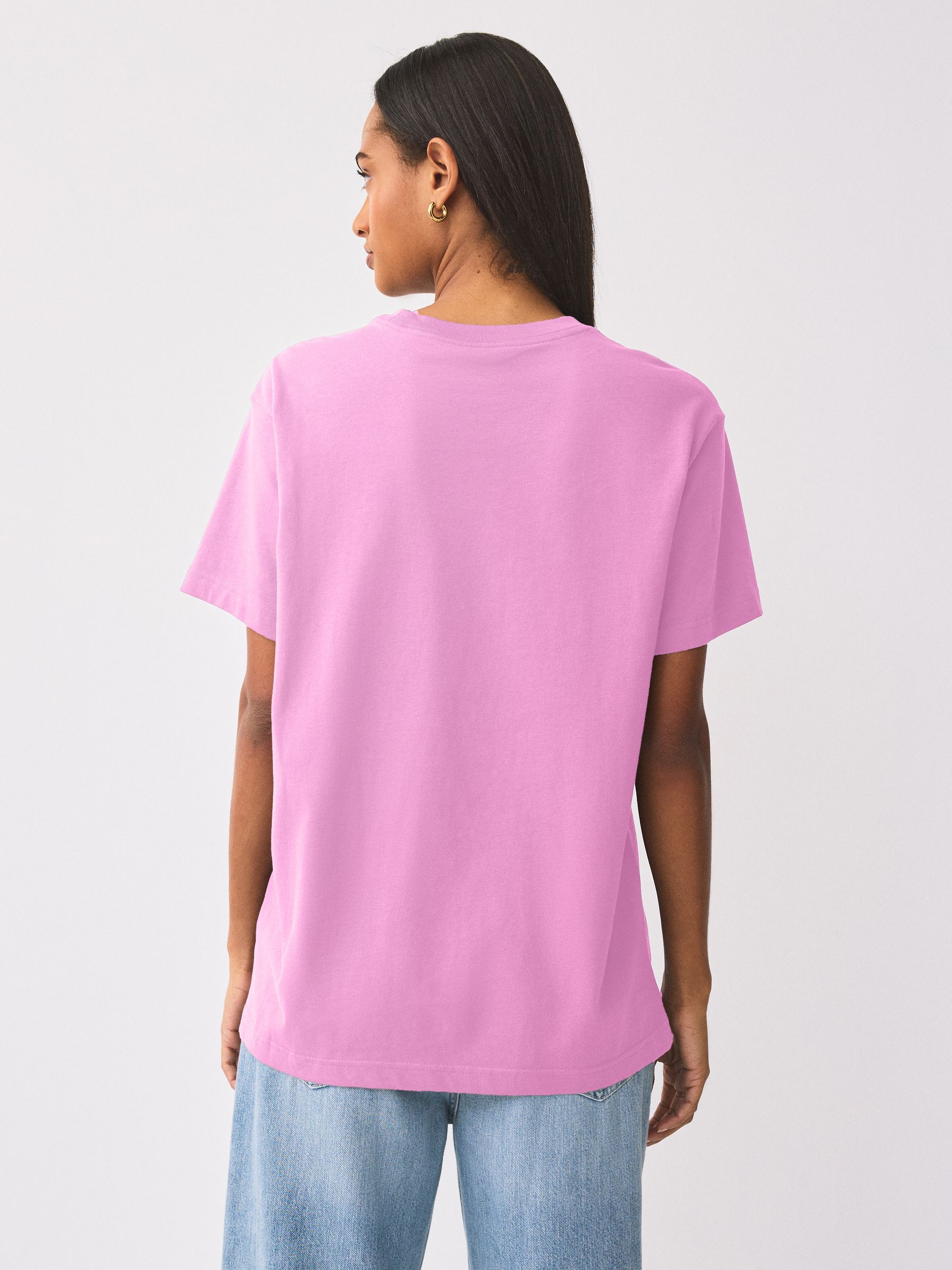 Nike Magenta Pink Sportswear Essential Oversized T-Shirt