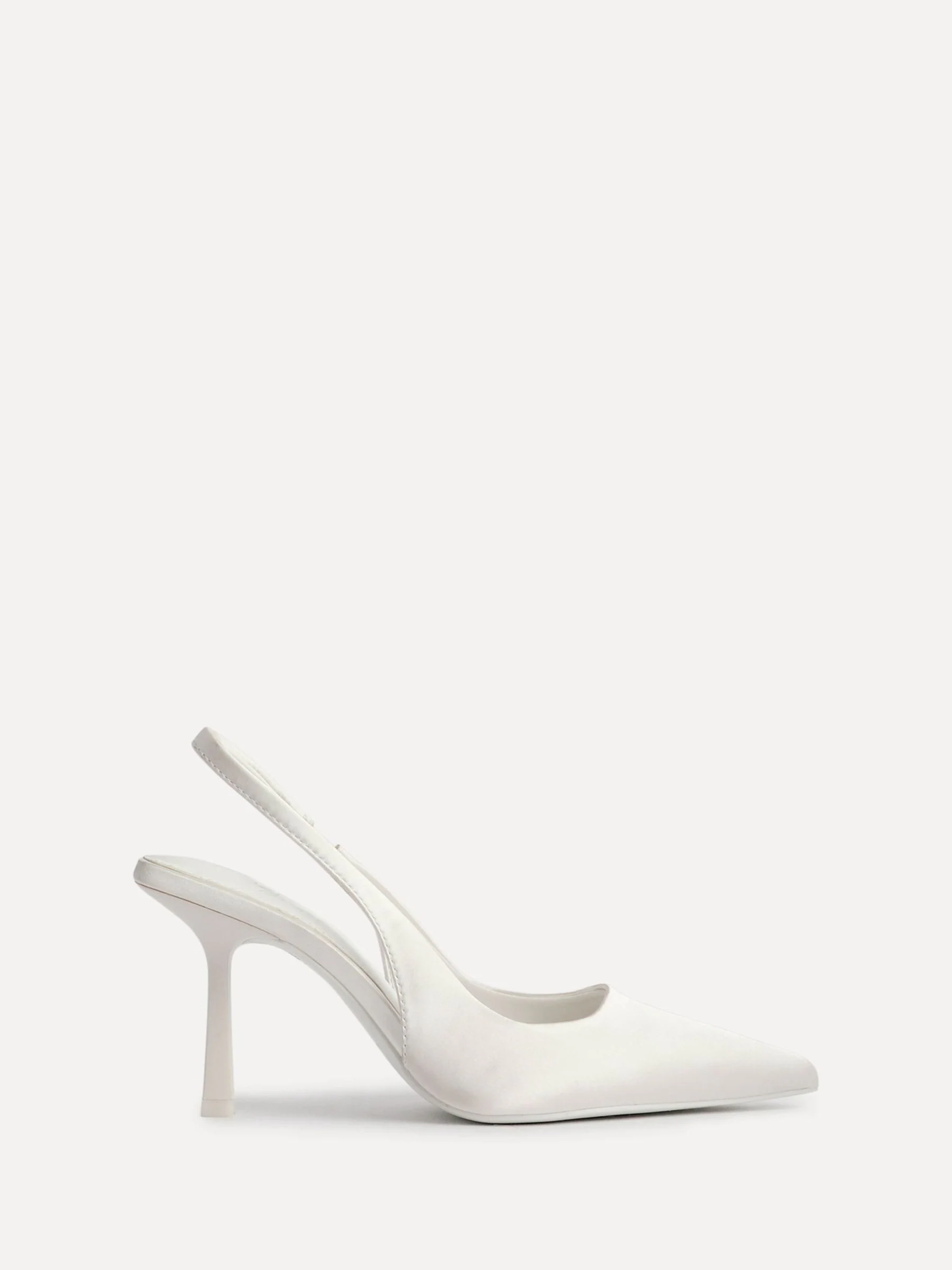 Linzi Ivory Matched Bridal Sling Back Court Heels