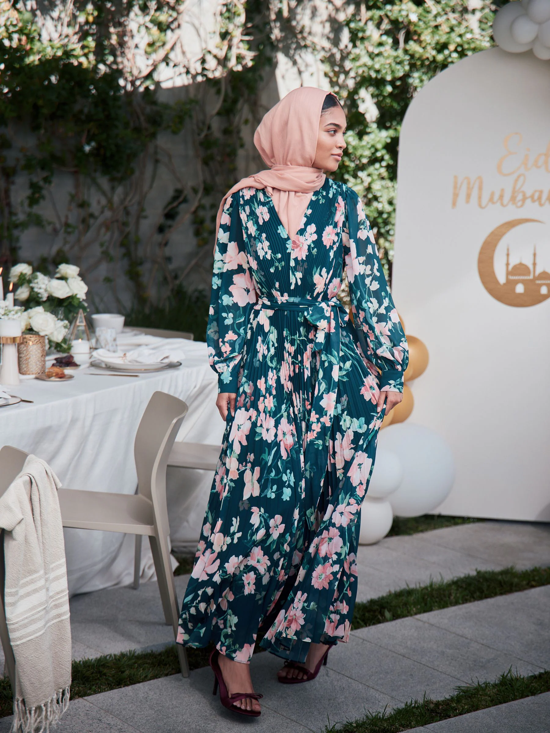 Phase Eight Blue Rosa Floral Dress