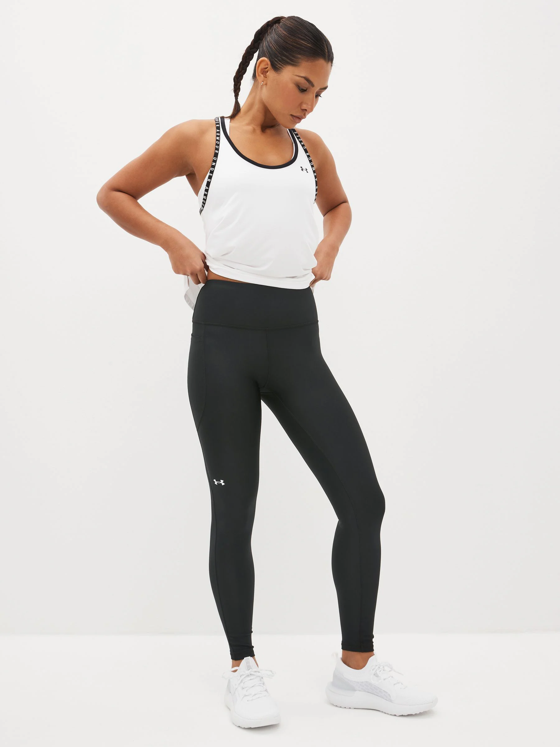 Under Armour Black Tech Hi Rise Leggings