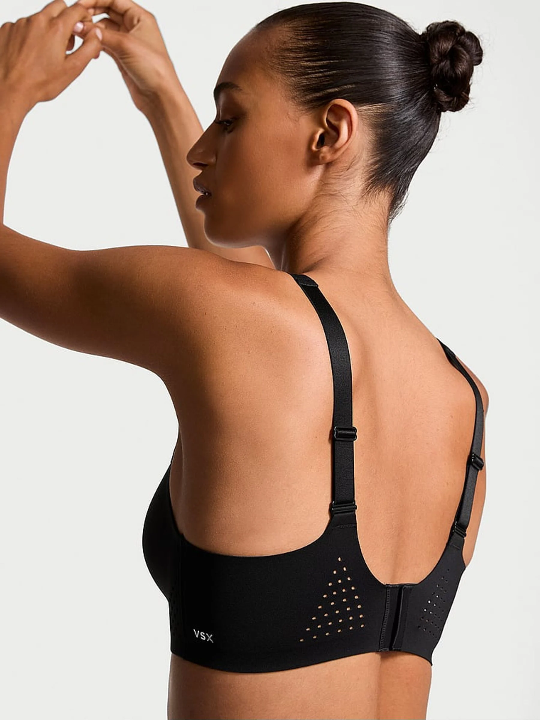 Victoria's Secret Black Back Close Featherweight Max™ High Impact Sports Bra
