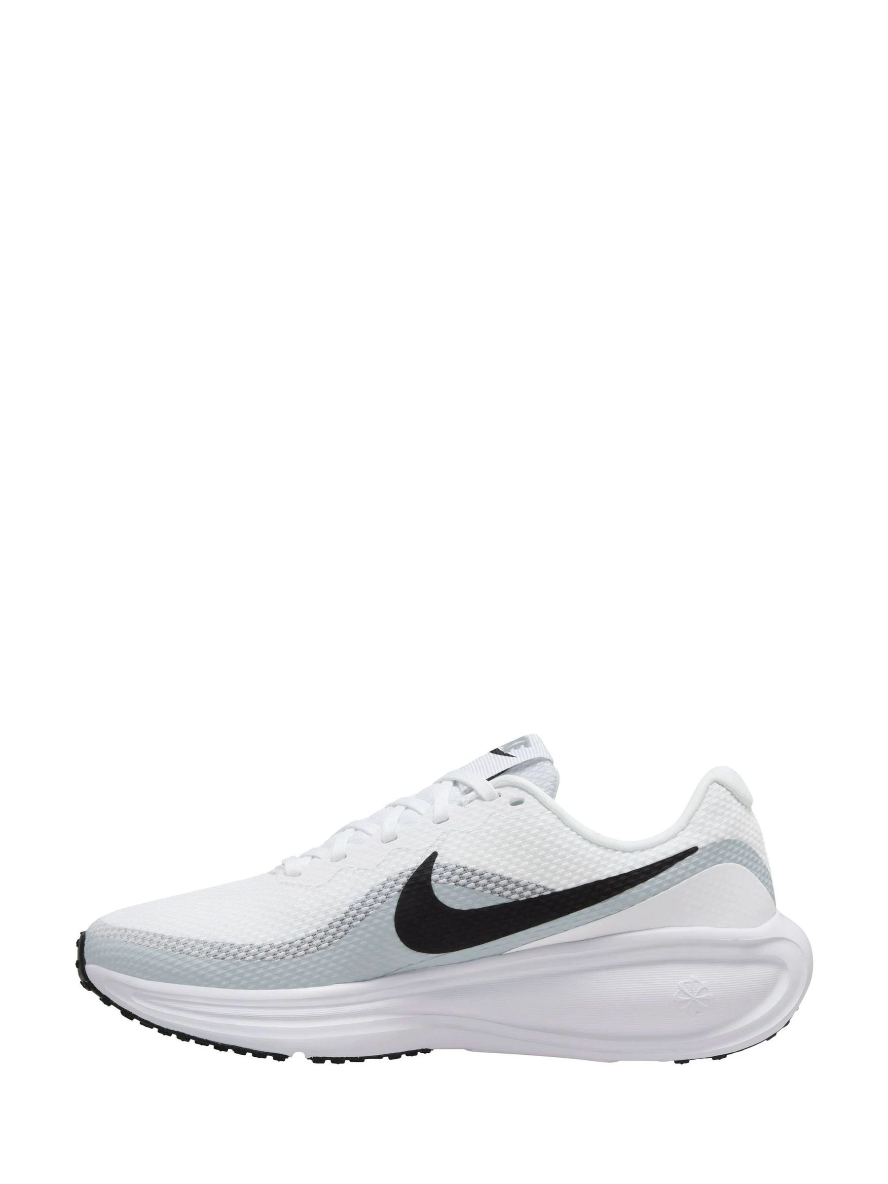 Nike White Wide Fit Revolution 8 Road Running Trainers