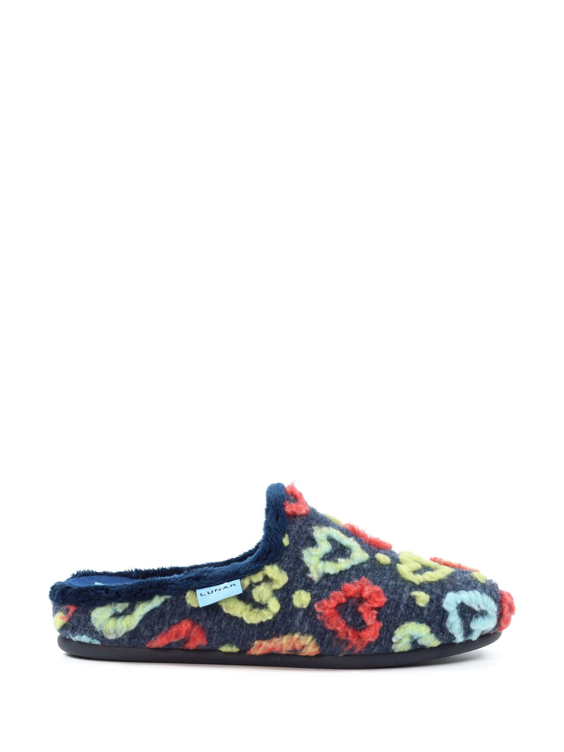 Lunar Blue Mule Slippers