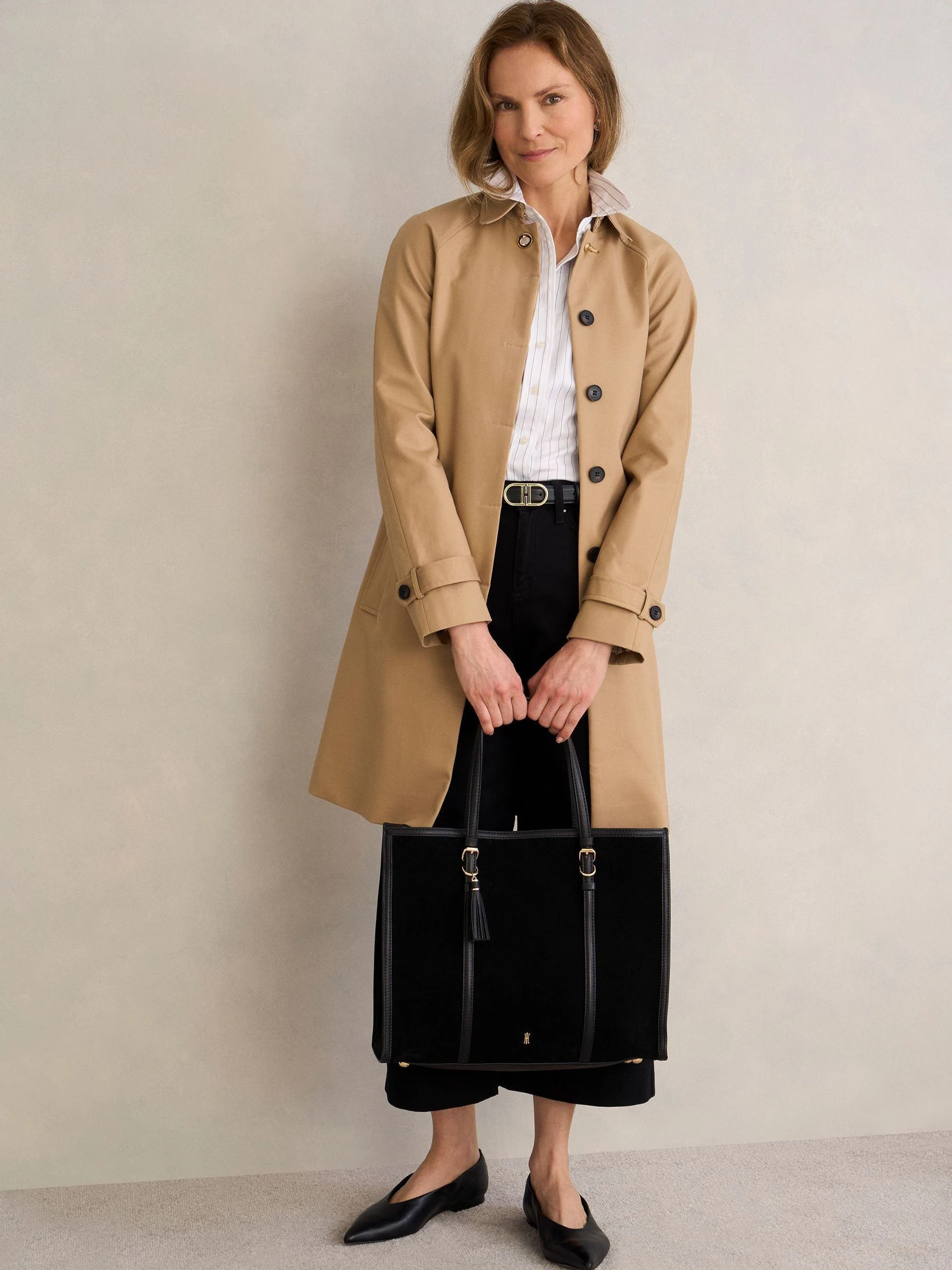 Hobbs Black Kiera Padded Belt