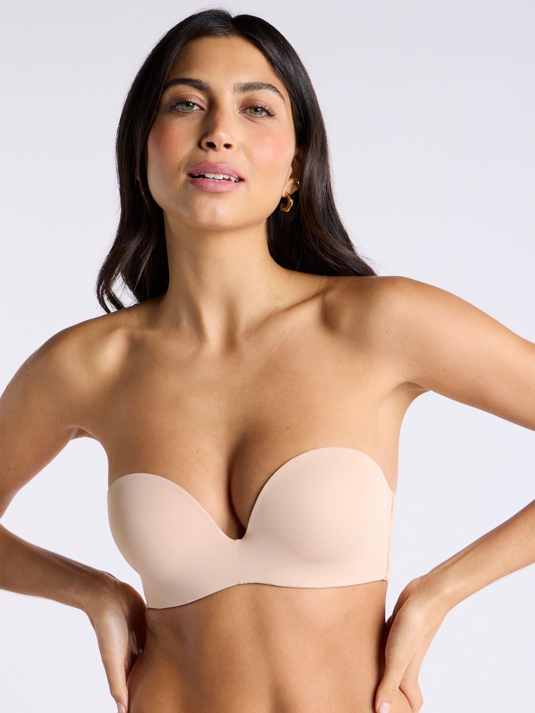 Boux Avenue Black Mix Strapless Bras 2 Pack