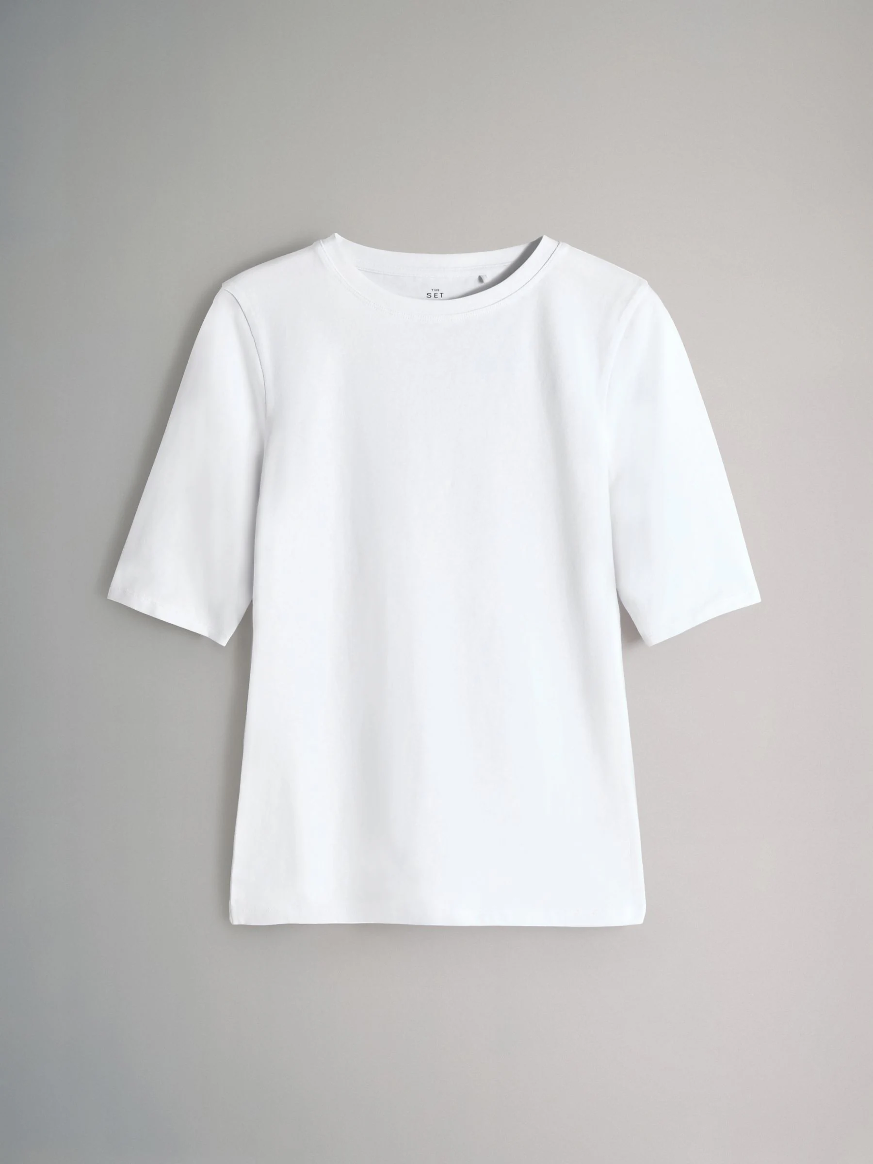 The Set 4 Pack Crew Neck Half Sleeve T-Shirts Blue/Light Blue/Cream/White