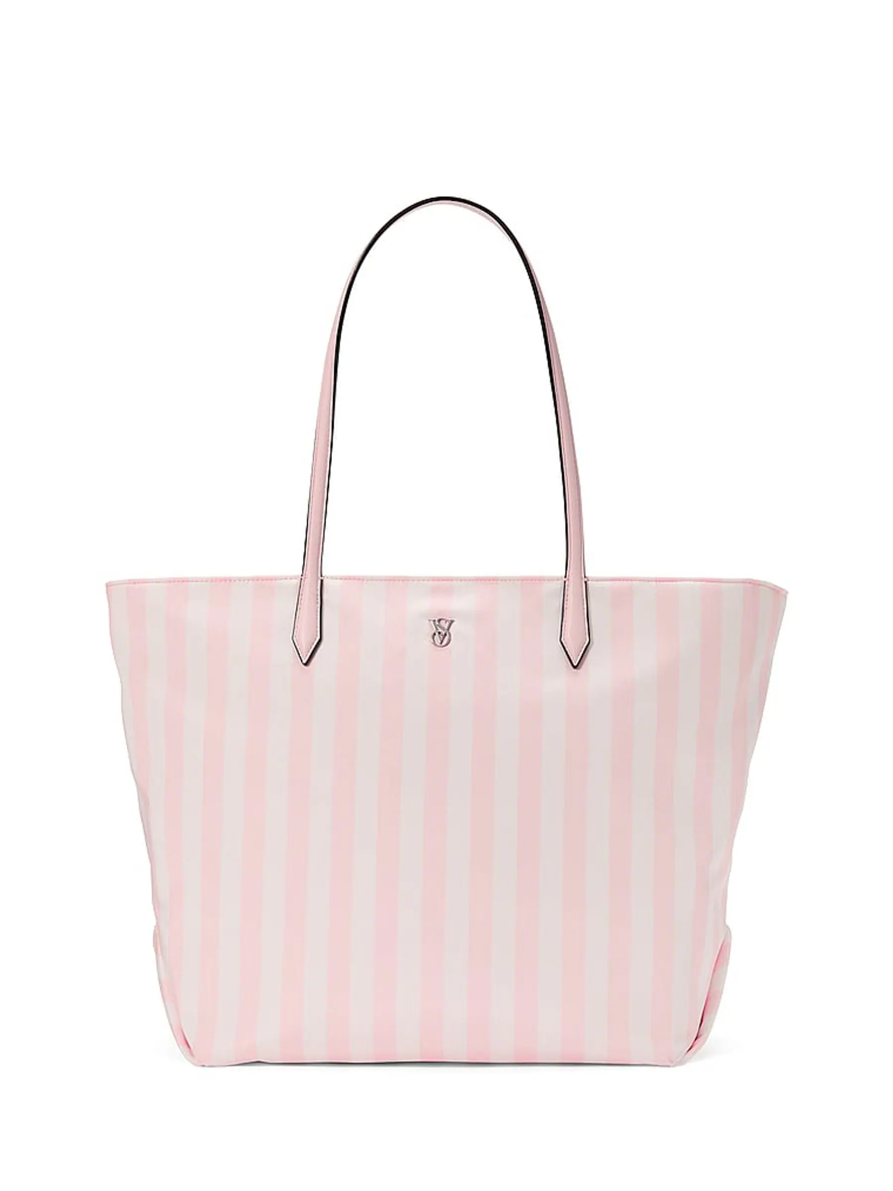 Victoria's Secret Iconic Stripe Pink Tote Bag