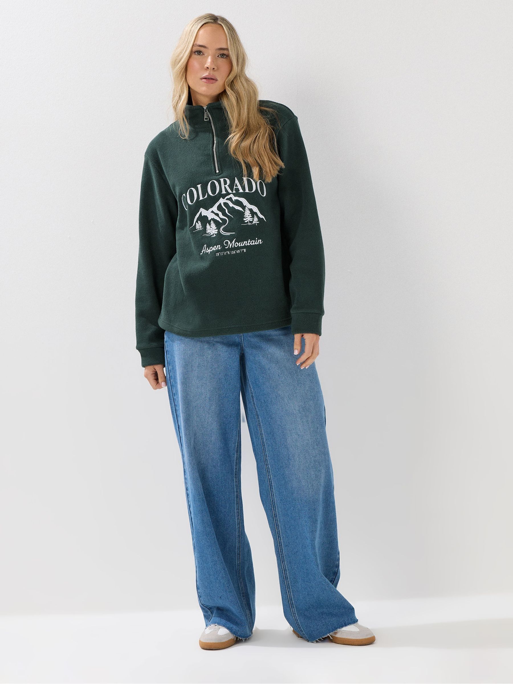 Long Tall Sally Green Colorado Micro Fleece