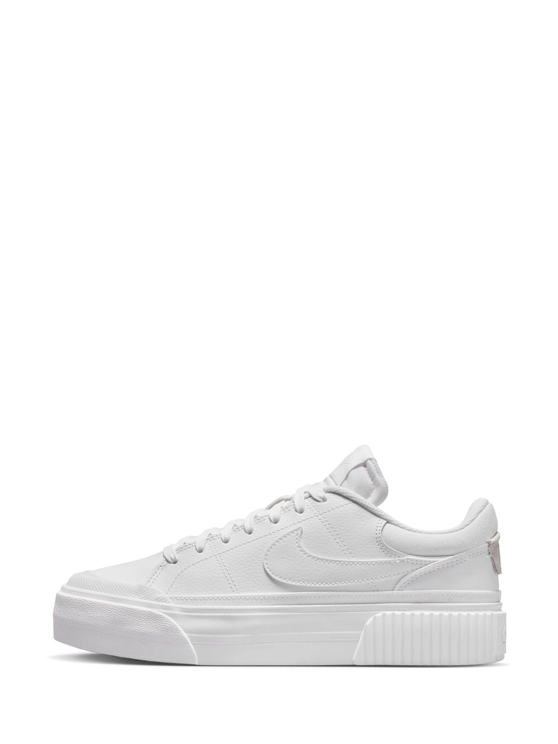 Nike White Court Legacy Lift Platform Trainers