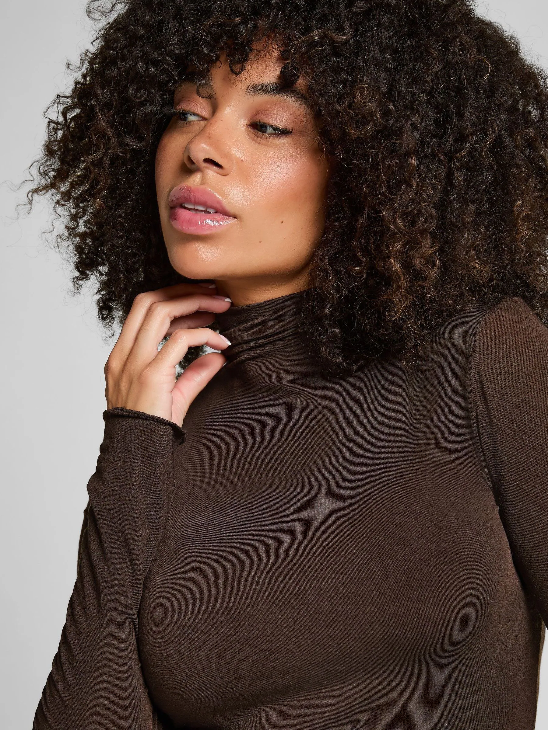 Hunkemoller super soft Turtleneck shirt with Cashmere