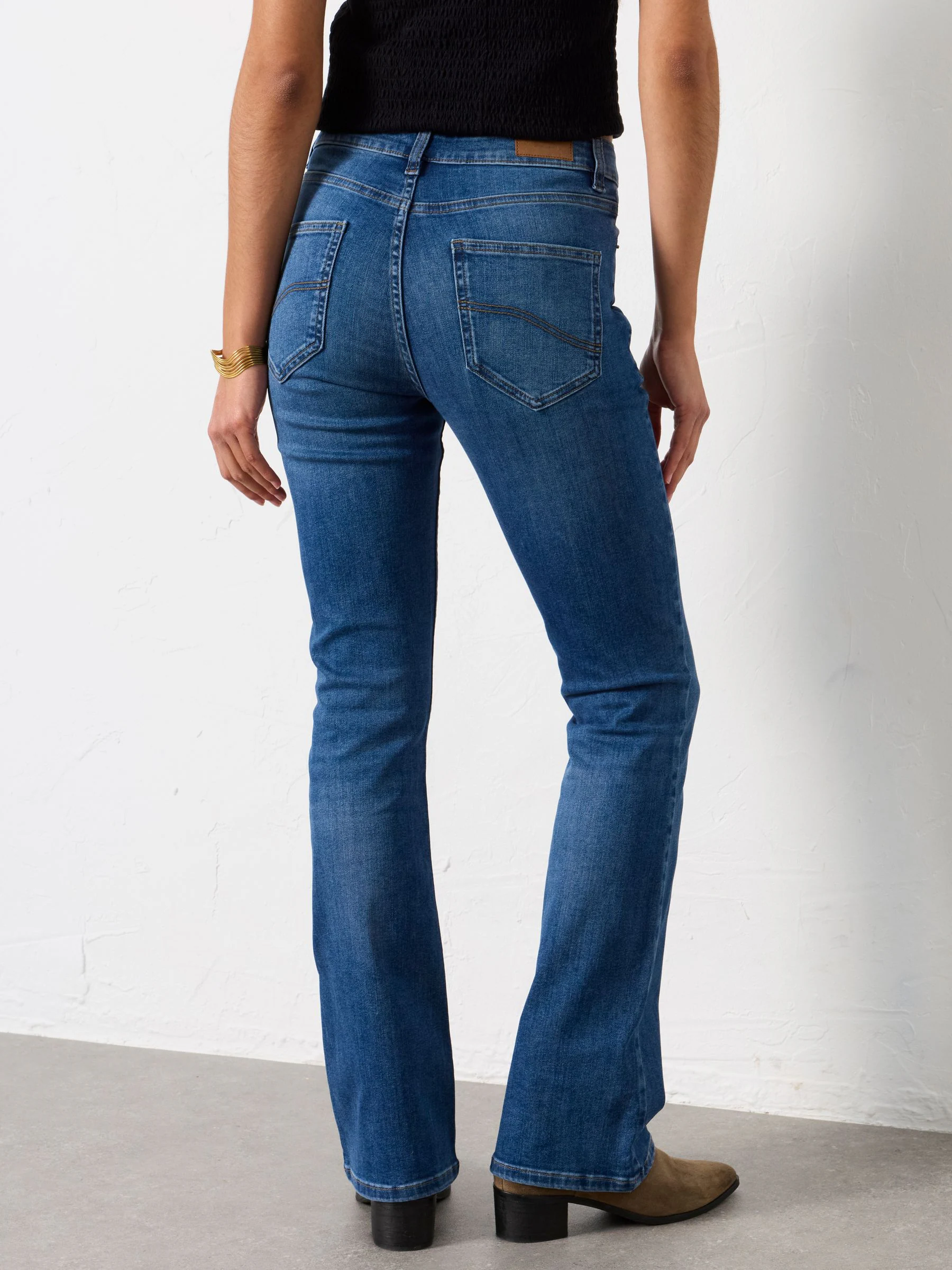 FatFace Katrine Denim Dark Blue Skinny Bootcut Jeans