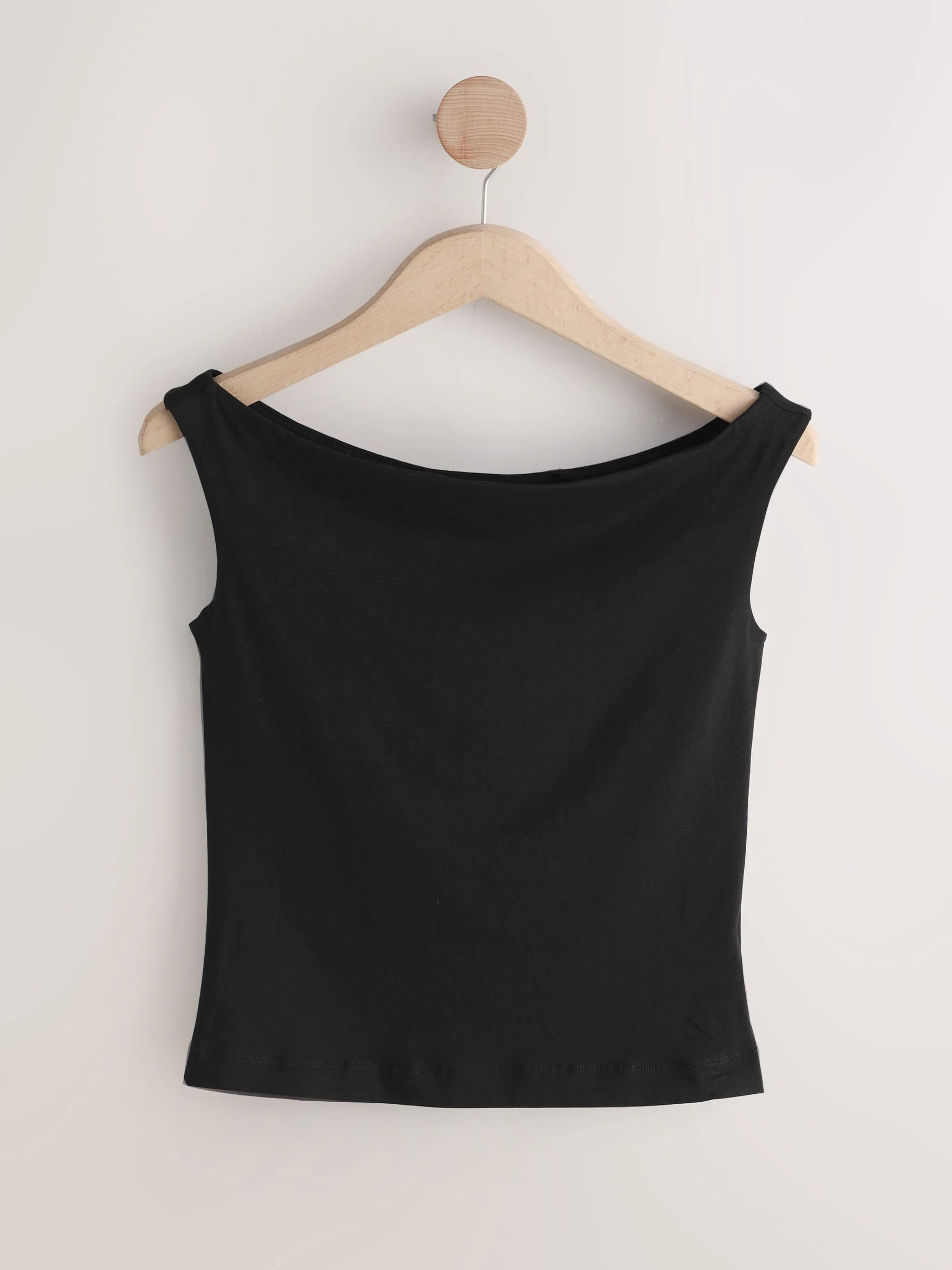 Teal/White/Black/Purple/Orange Square Neck Vests 5 Pack