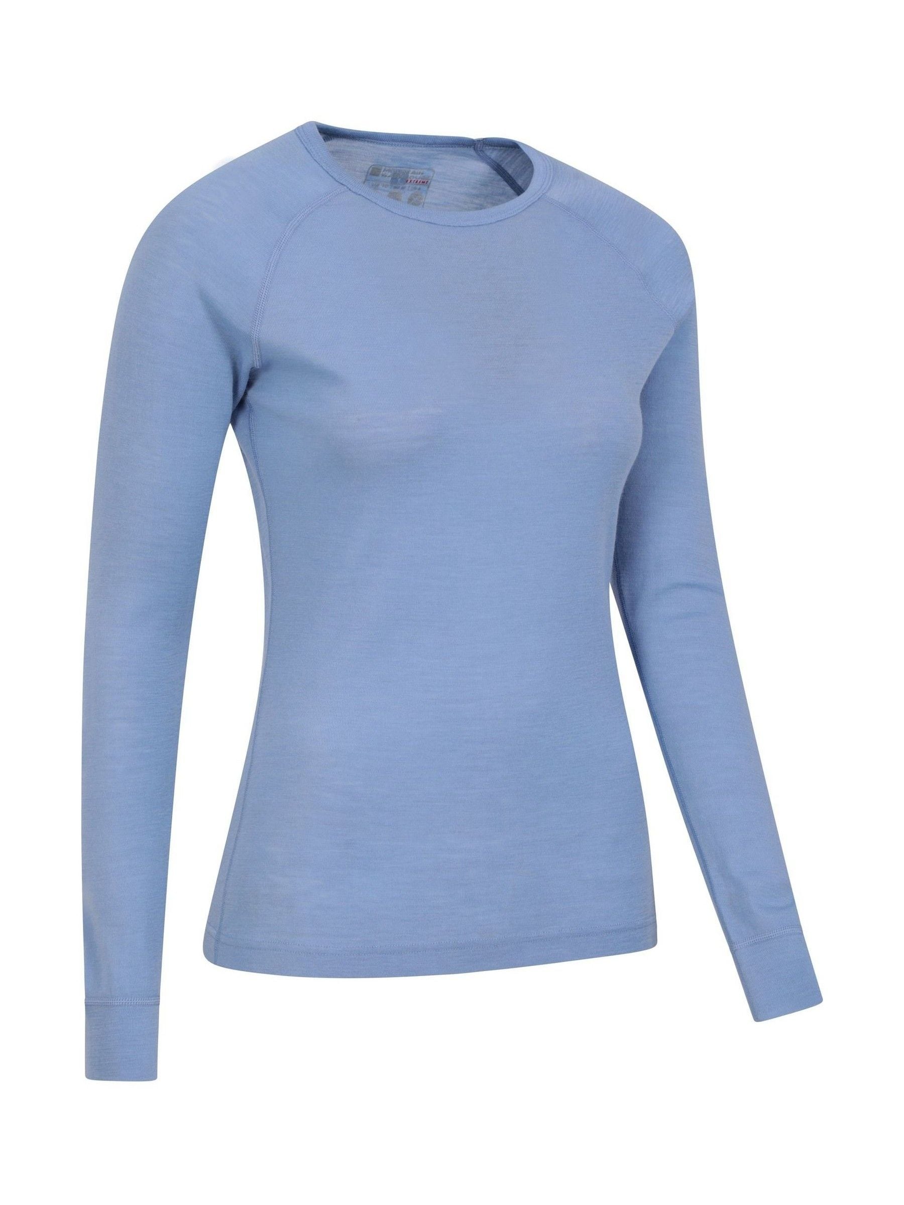 Mountain Warehouse Blue Womens Merino II Thermal Top