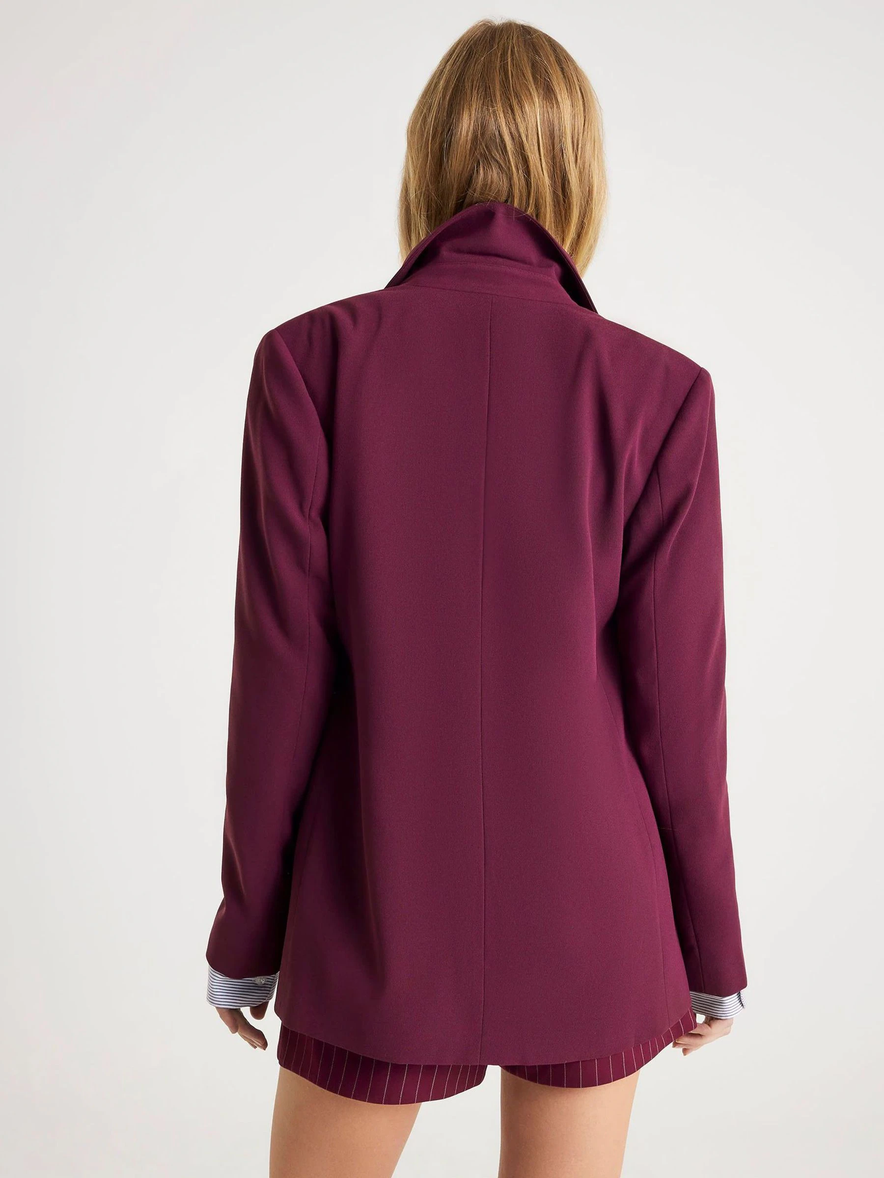 River Island Purple Edge to Edge Blazer