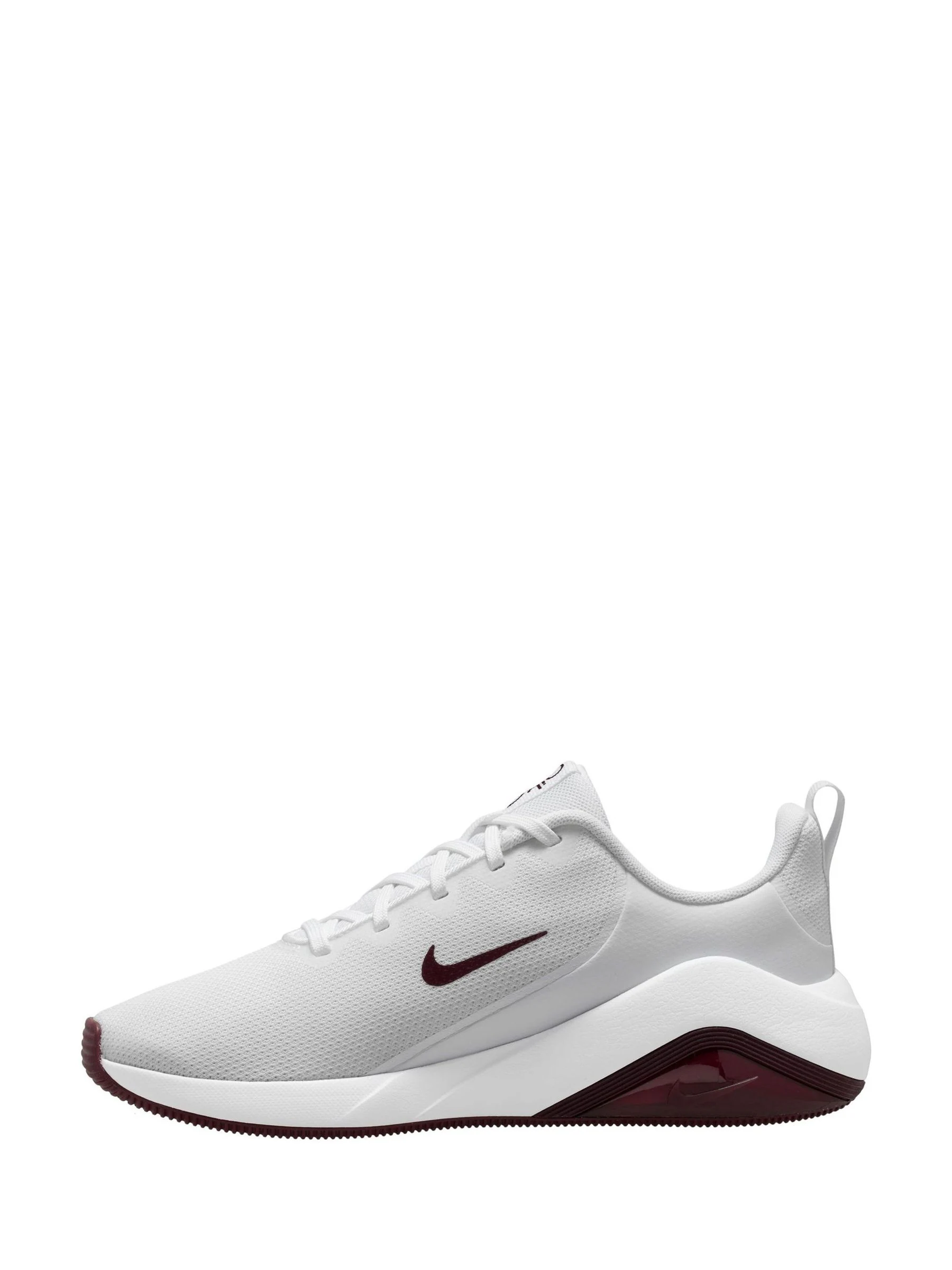 Nike White/Burgundy Bella 7 Workout Trainers