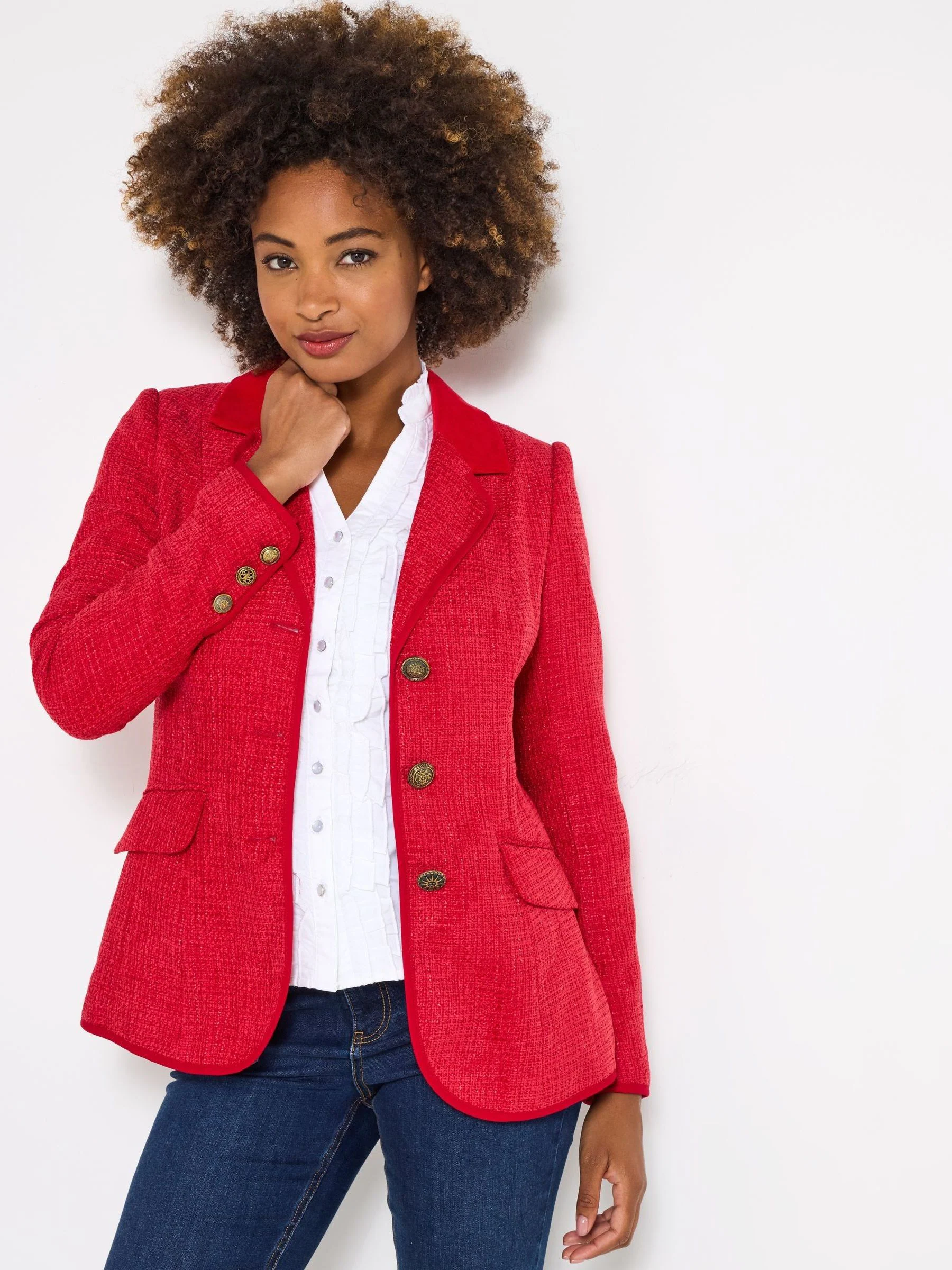 Joe Browns Red Single Breasted Jacket