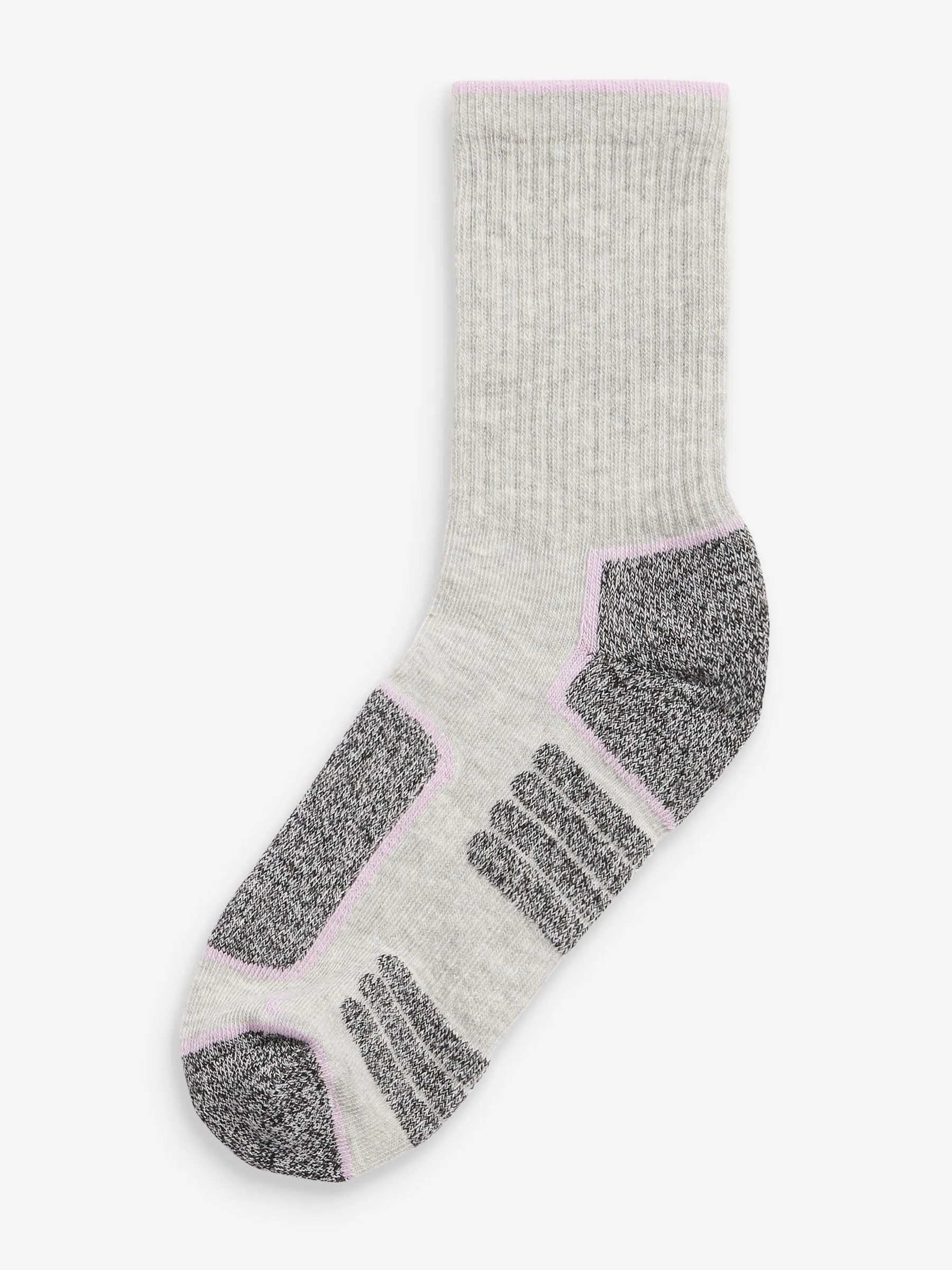 Black/Grey Next Active Sports Walking Ankle Socks 2 Pack