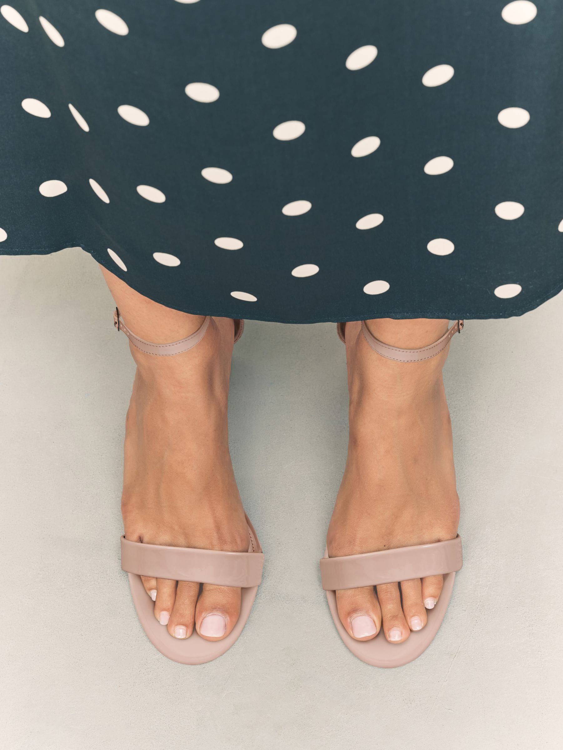 Blush Pink Standard/Wide Fit Block Heel Sandals