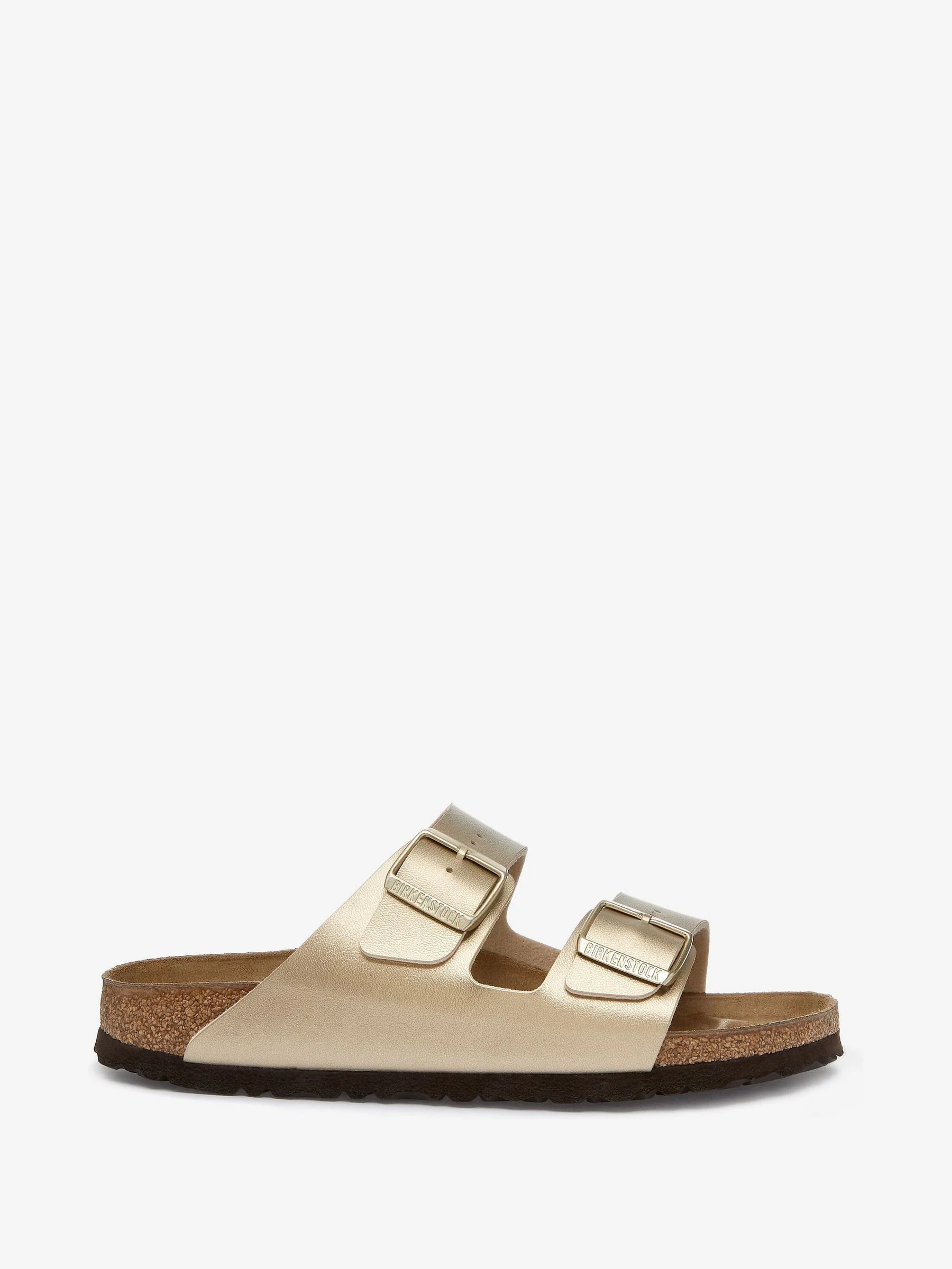 Birkenstock Gold Metallic Arizona Birko Flor Sandals