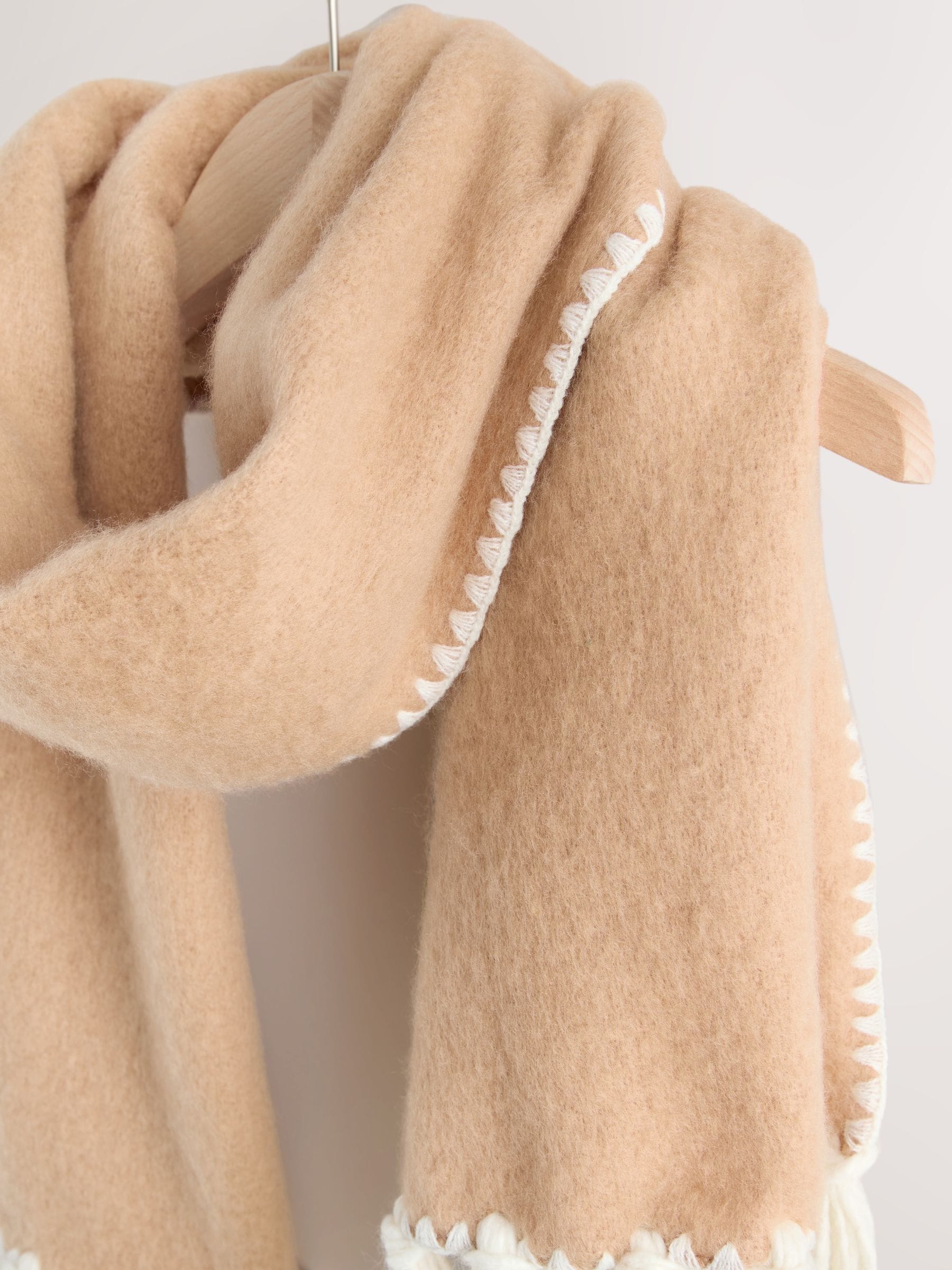 Oatmeal Whipsitch Heavyweight Scarf